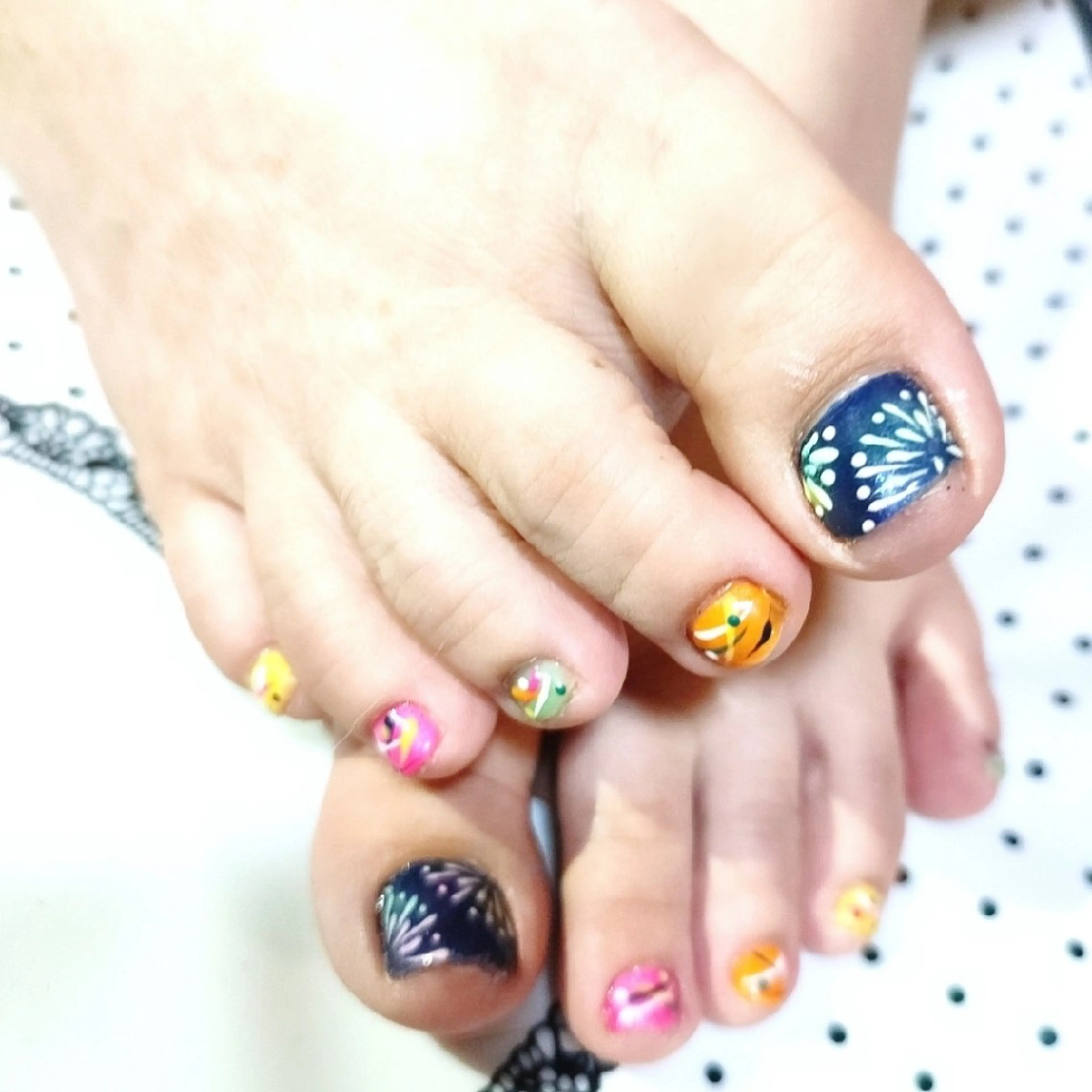 持ち込みデザインフットやり放題！の写真