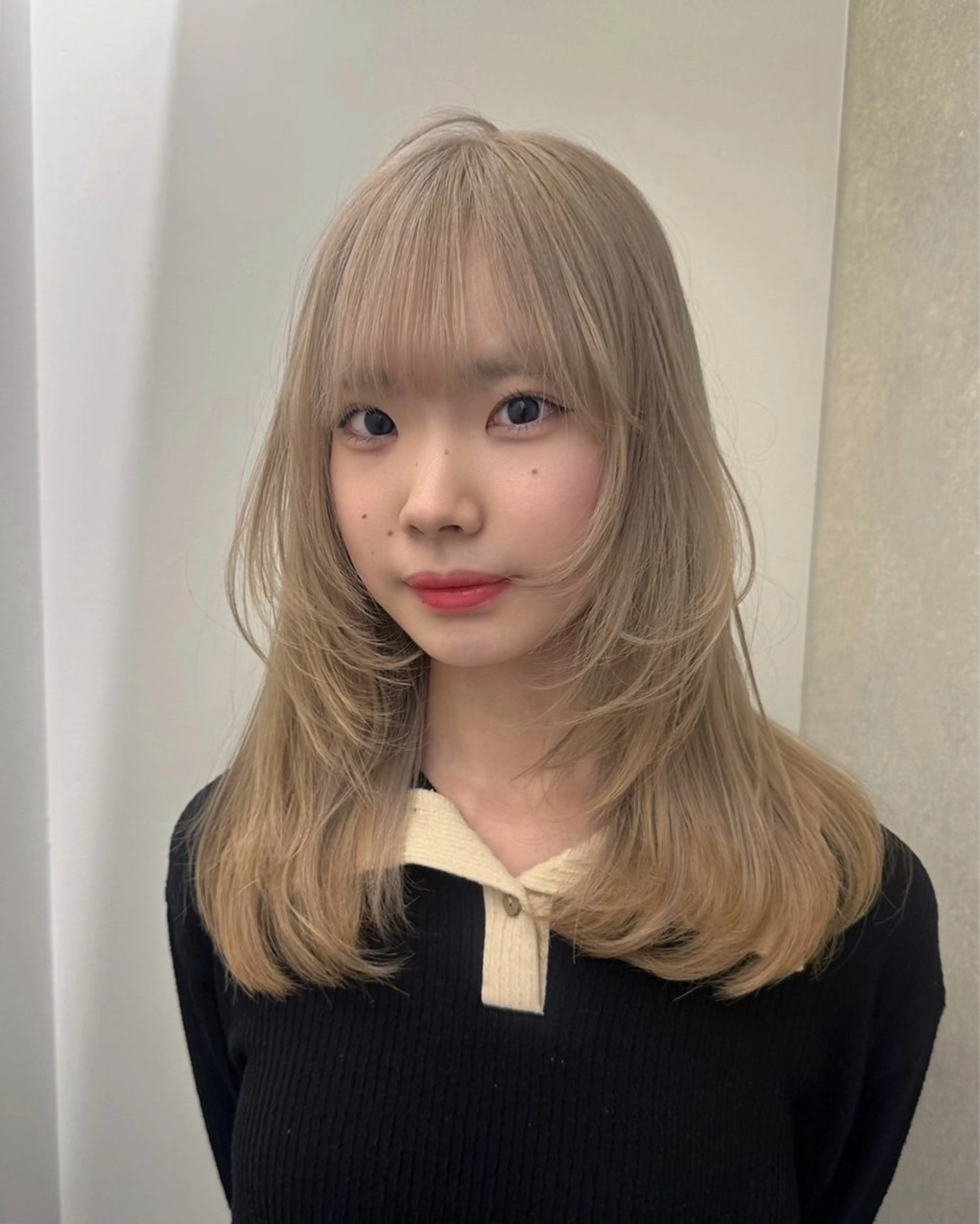 ロング ヘアカラー 🎀韓国レイヤー特化 🎀ベージュ/ミクのヘアスタイル