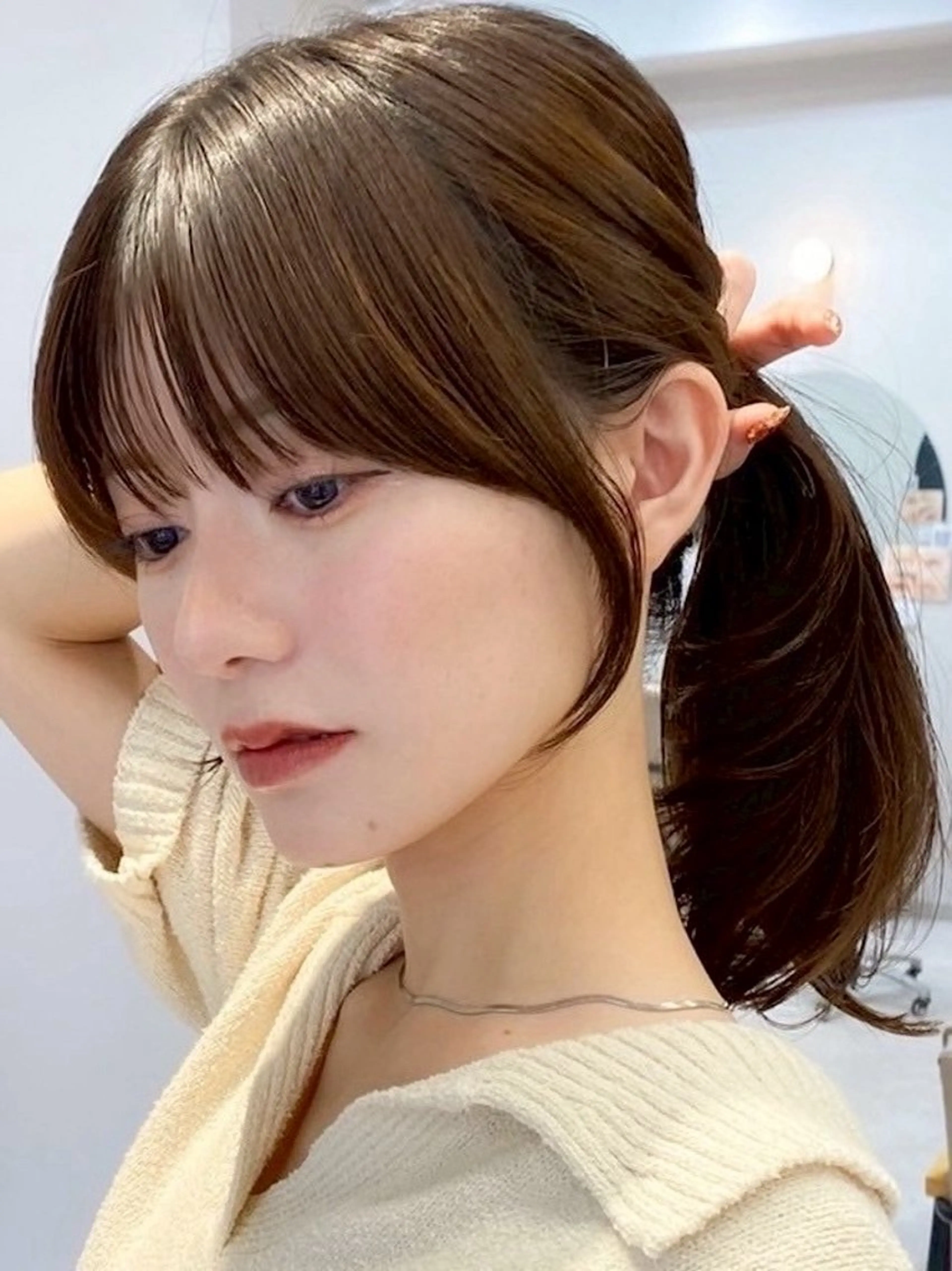 【似合わせカット】前髪カット✂️➕最高補修ケラチントリートメント‪🫧の写真