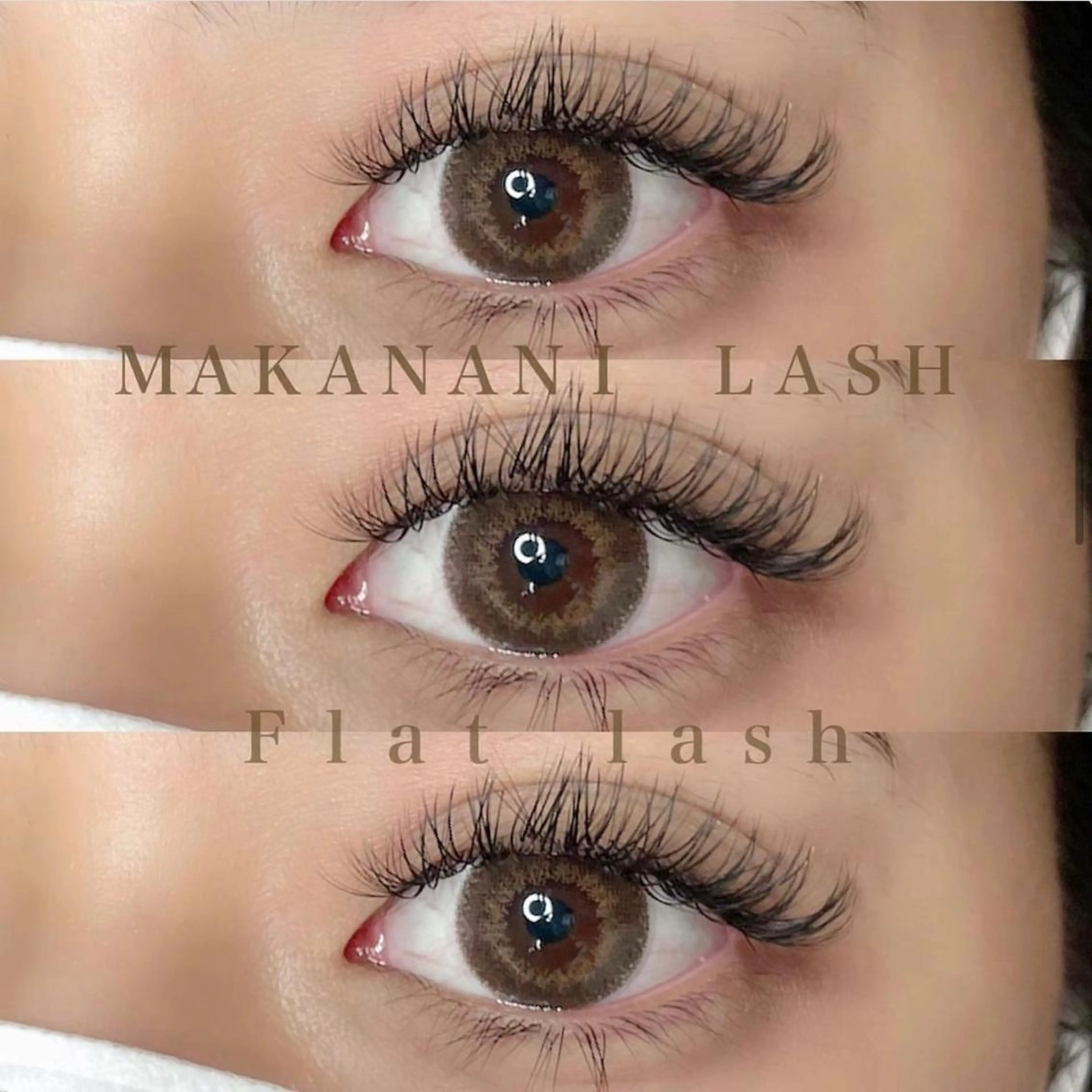 マツエク・マツパ マツエク ＭＡＫＡＮＡＮＩ ＬＡＳＨ所属・塩見 渚のマツエク・マツパデザイン