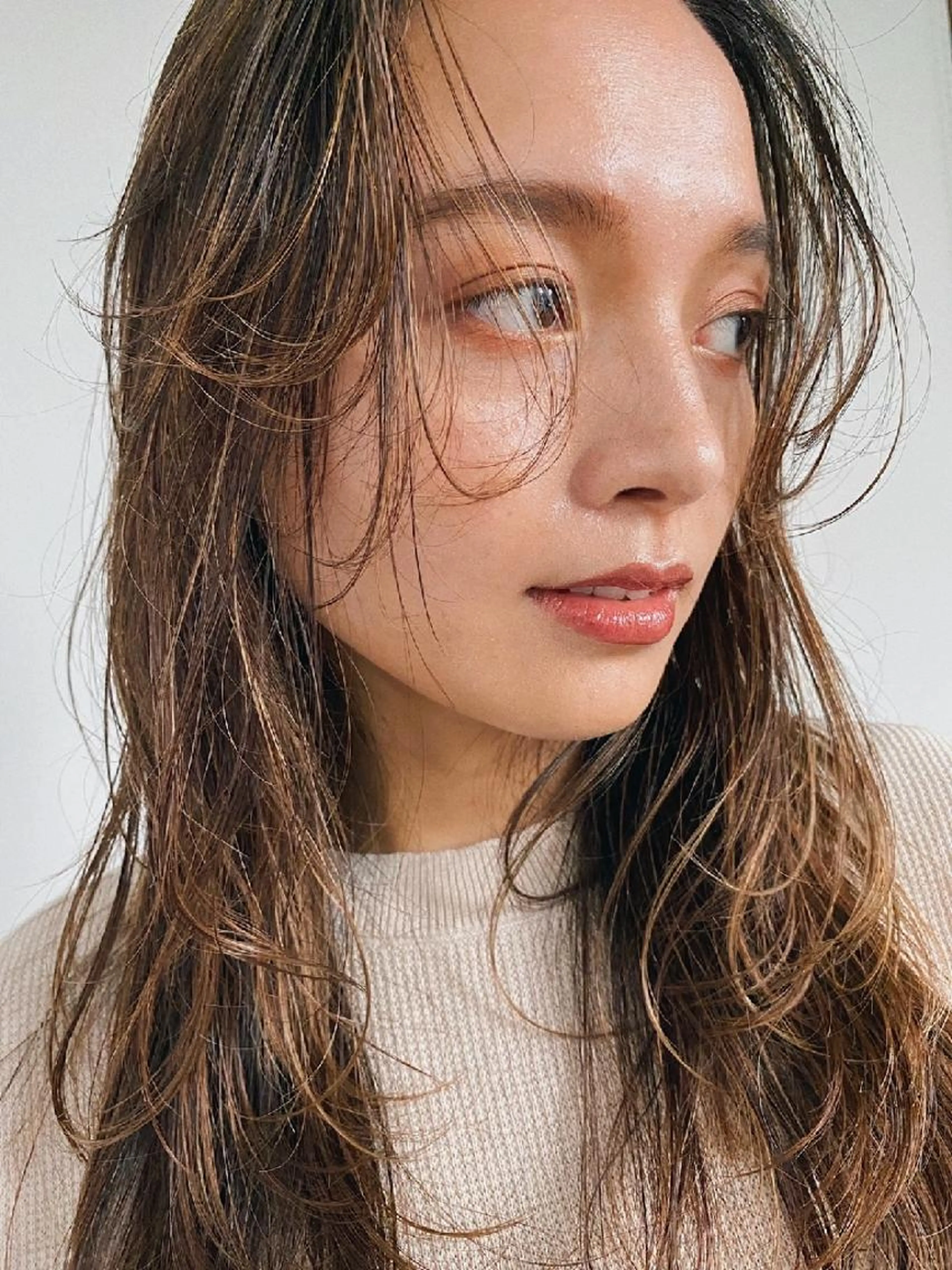 立体感透明感UP♪ダメージレスなファイバープレックス使用ハイライトカラーorグラデーションカラー＋カラー＋トリートメントの写真