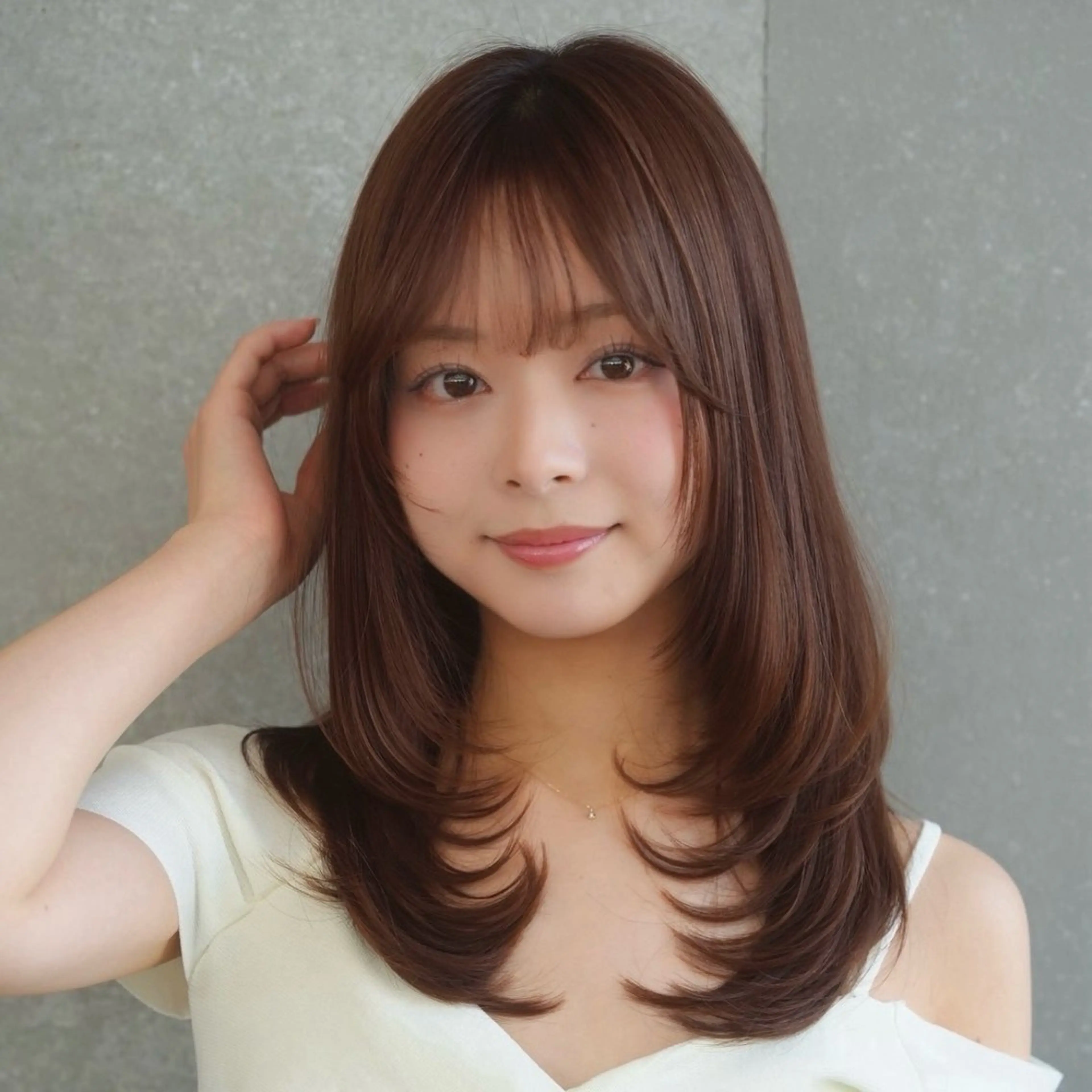 セミロング Lond un Maison.所属・レイヤー/似合わせ/ 🌈チャン🌈のヘアスタイル