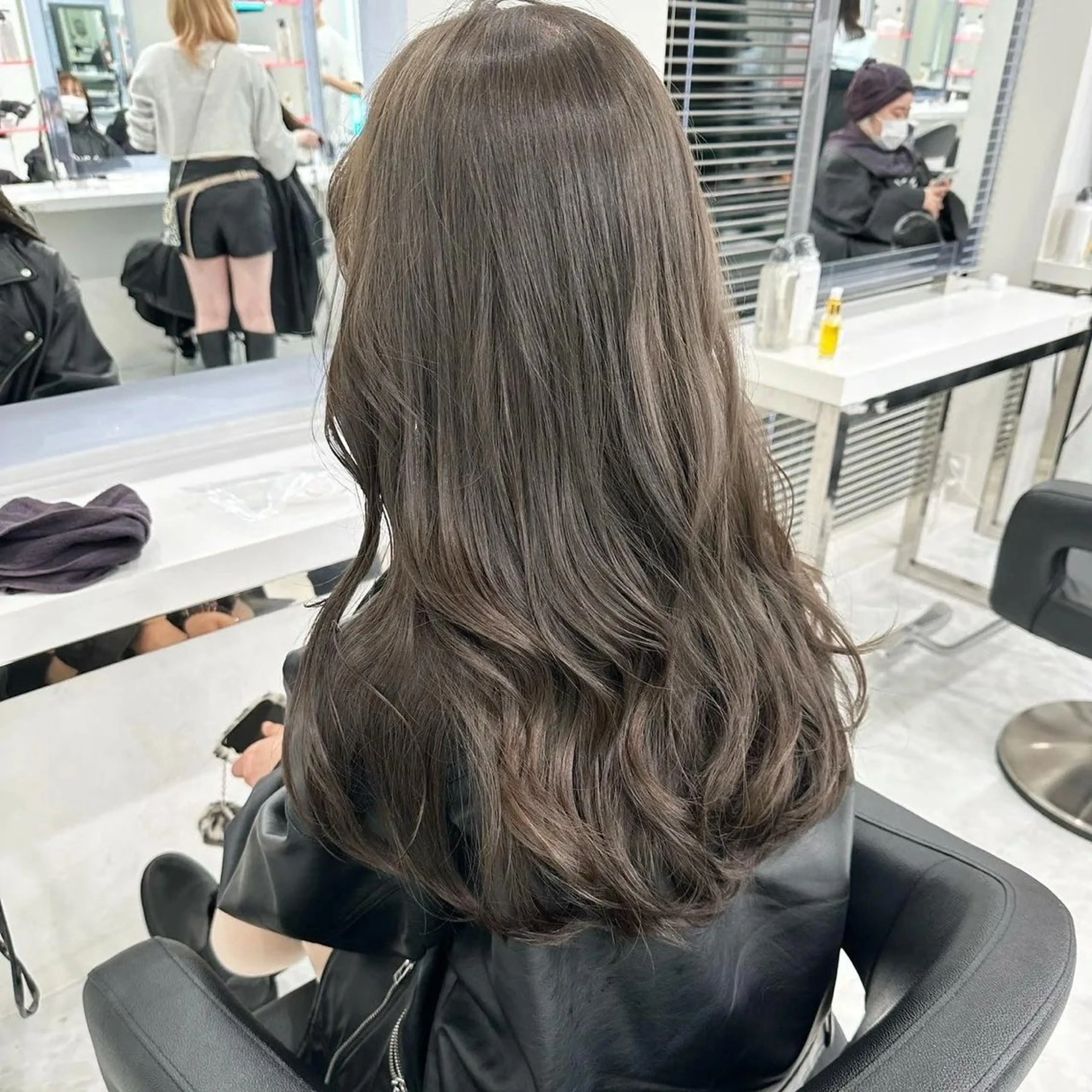 ロング カラー ヘアアレンジ レイヤー/艶ベージュ /🎀Saki🎀のヘアスタイル