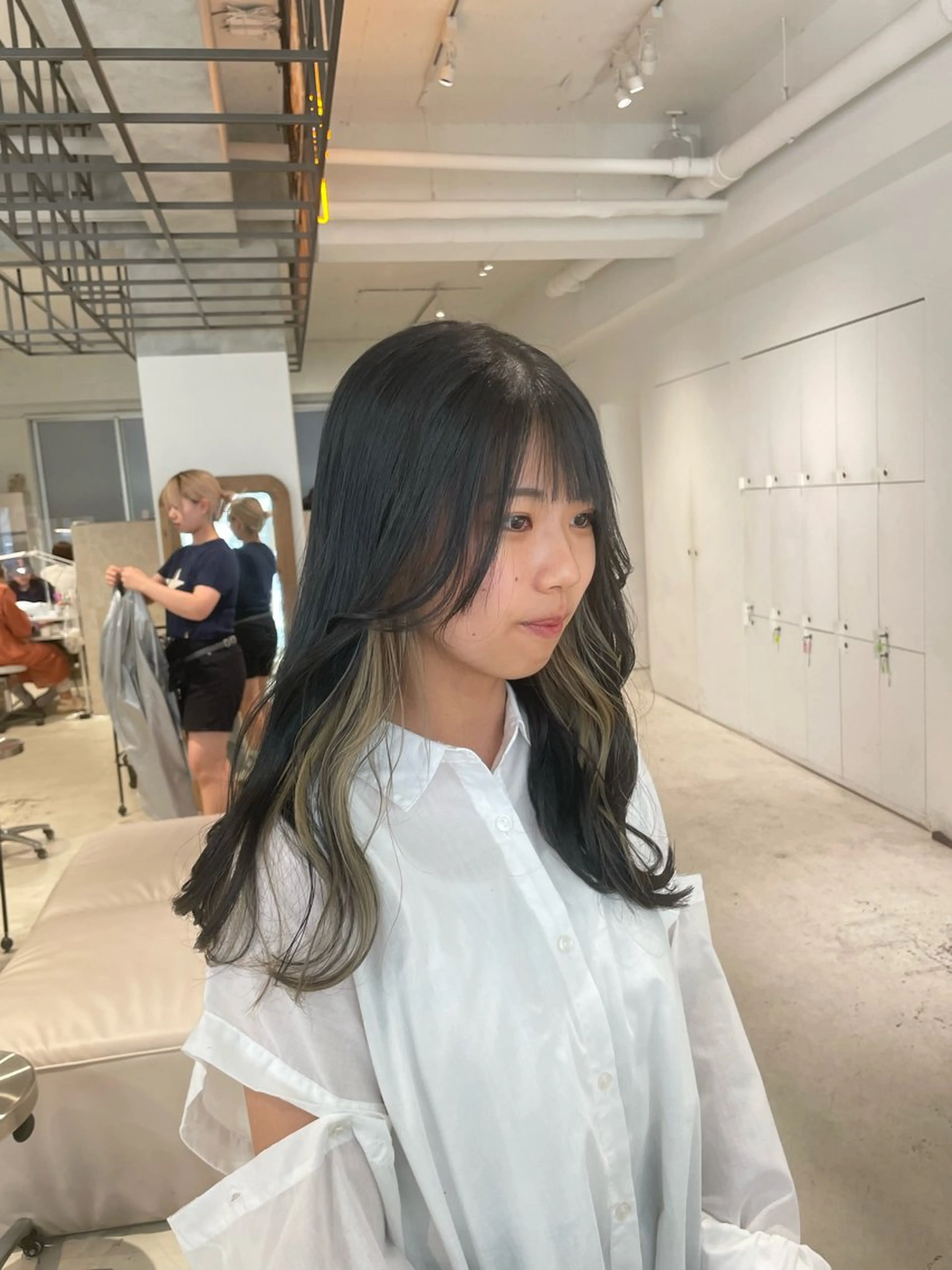 ロング ヘアカラー loely 💞miyuのヘアスタイル