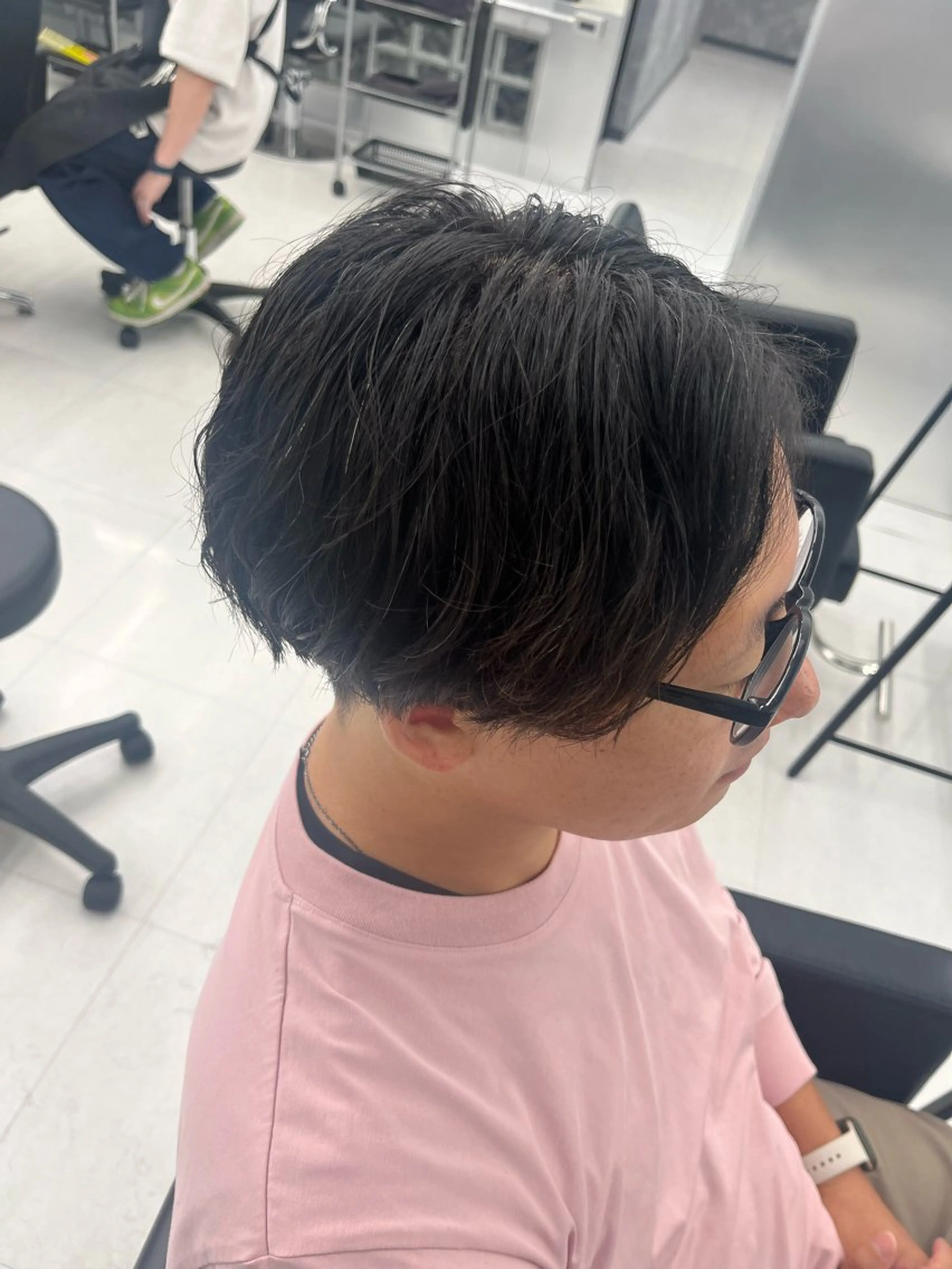 パーマ メンズ pink hair 🩷mayu🩷のヘアスタイル