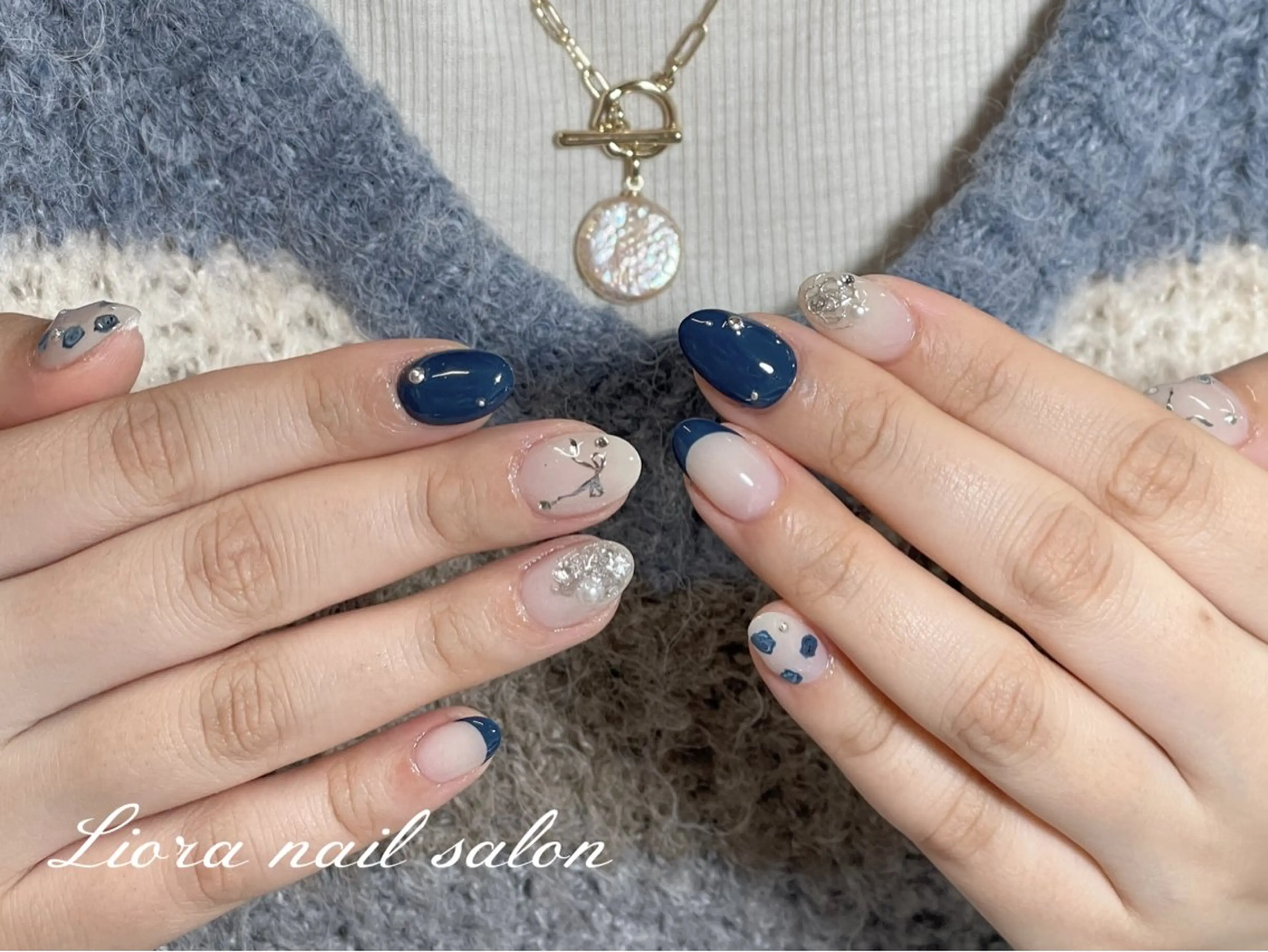 ネイル チークネイル フットネイル フレンチネイル ジェルネイル ガーリー ハンドネイル Liora nail スカルプ専門店のネイルデザイン