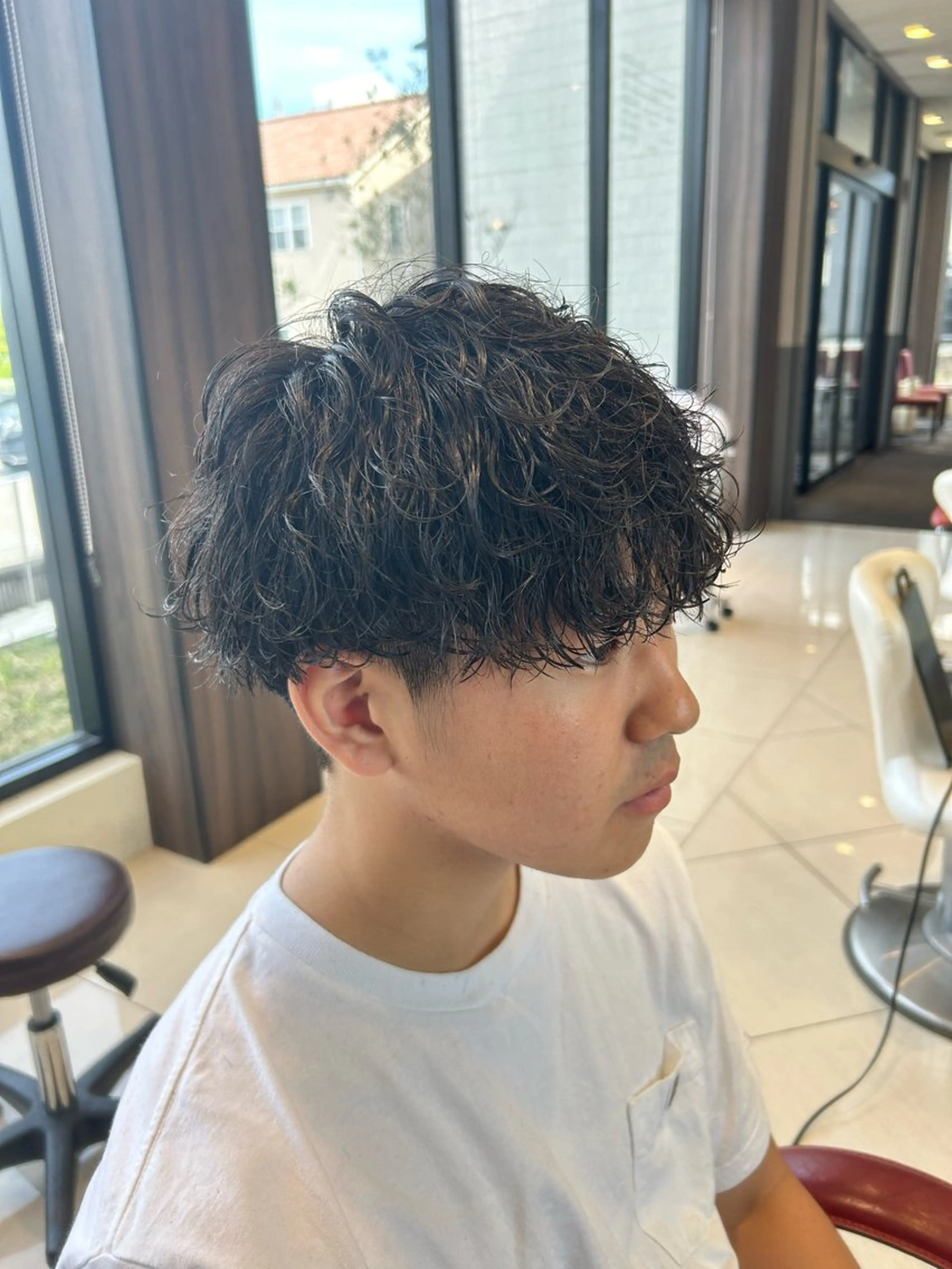 ショート パーマ メンズ メンズ専門 米山諒✂️のヘアスタイル