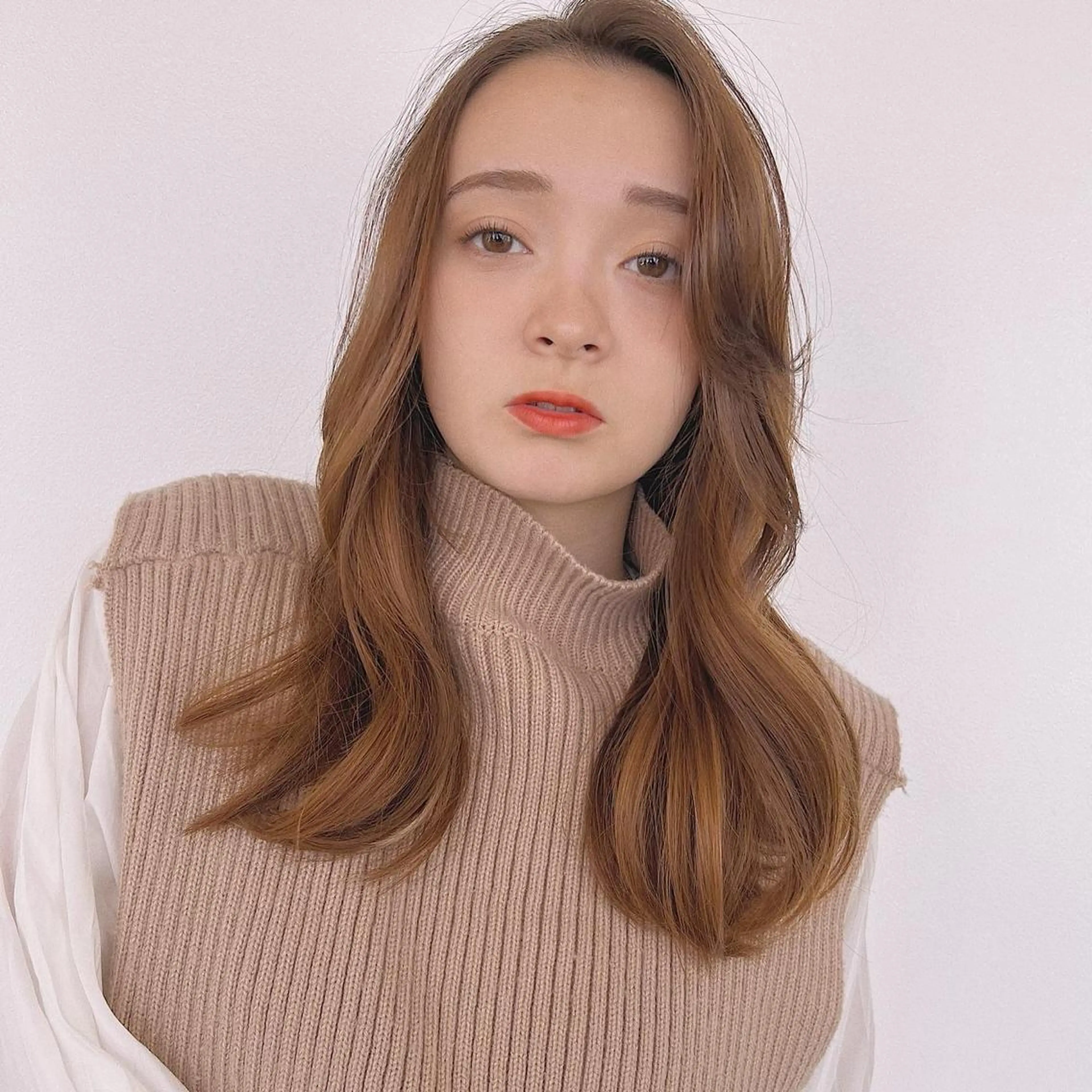 セミロング カラー ヘアアレンジ カット ヘアカラー トリートメント ヘアセット レイヤーカット指名 No.1💖マユカのヘアスタイル