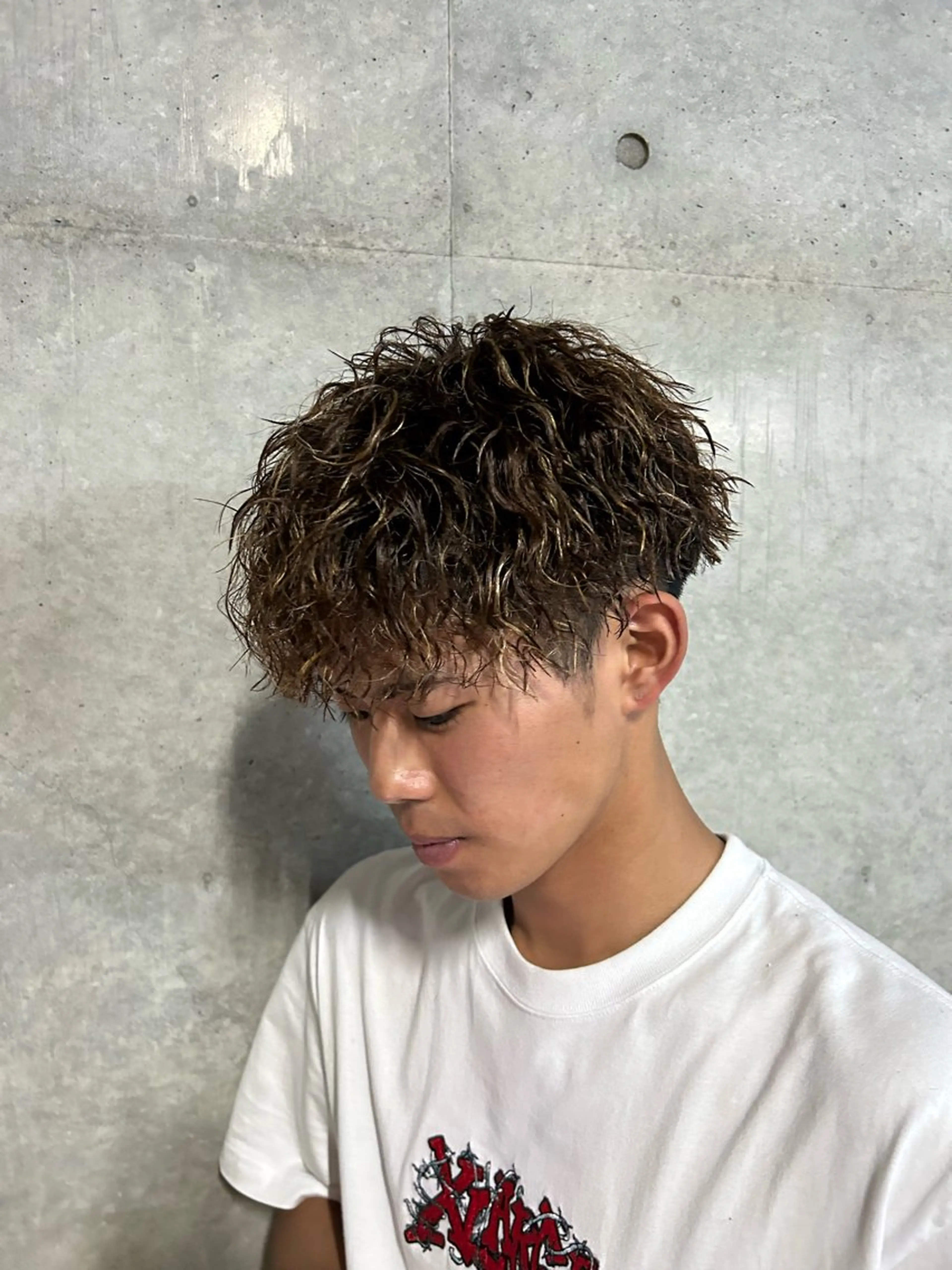 ミディアム カラー パーマ メンズ DIECE  SHIBUYA所属・小野寺 彗人のヘアスタイル