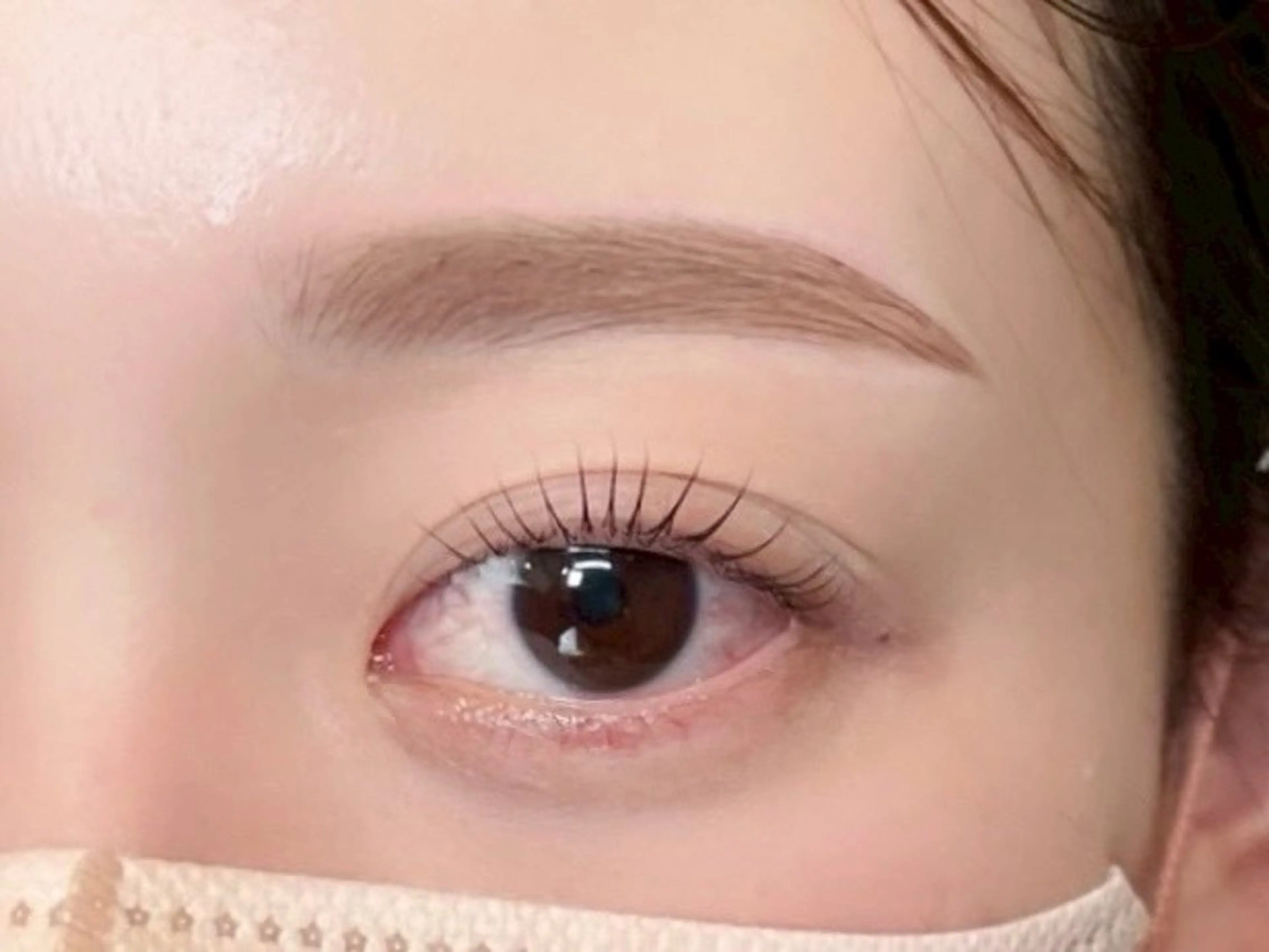 マツエク・マツパ 一重×まつ毛パーマ 田中 綺乃のマツエク・マツパデザイン