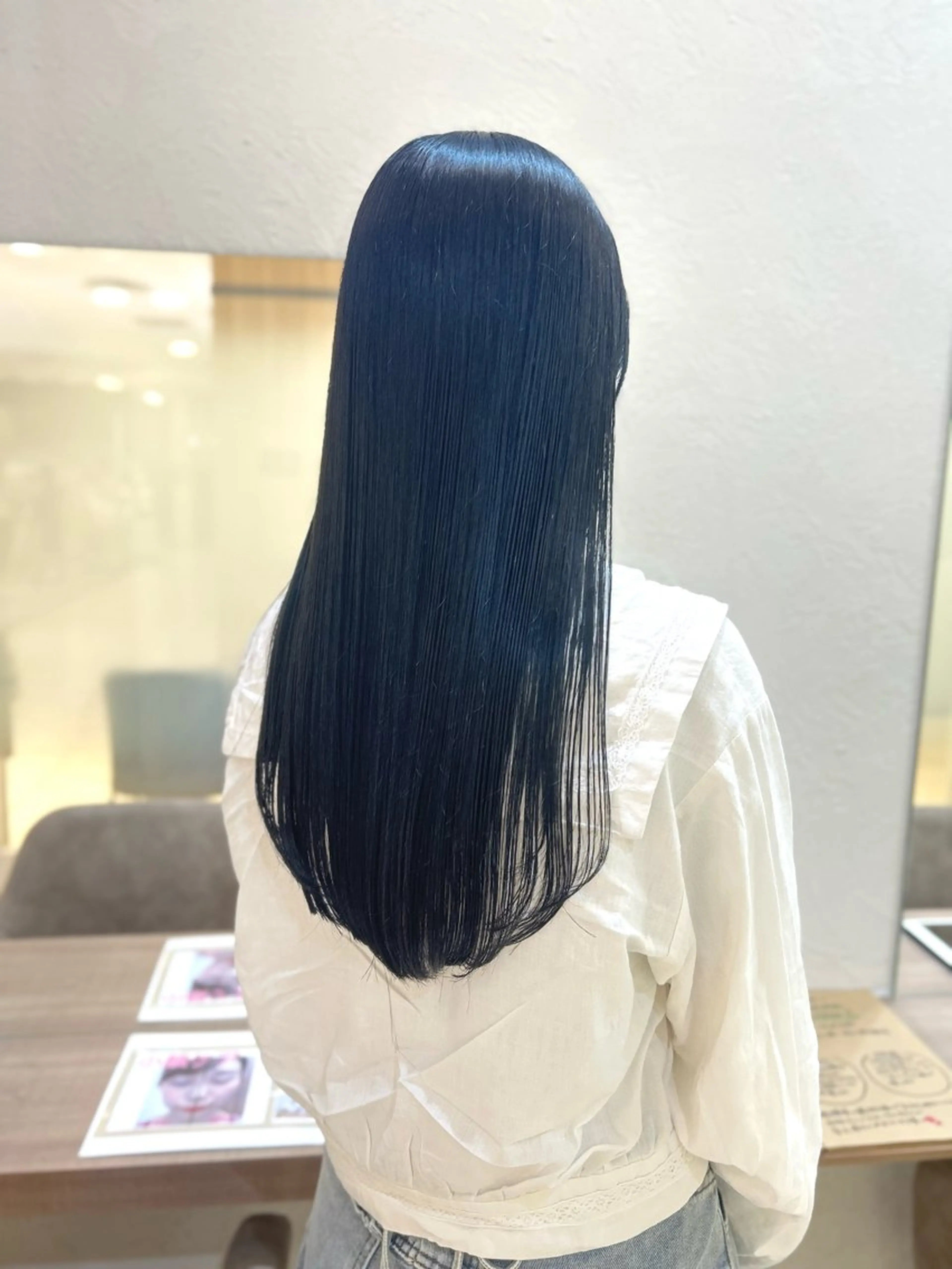 ロング カラー ブリーチ ダブルカラー カット ヘアカラー トリートメント 似合わせカラー/艶 髪質改善/ヨシザキのヘアスタイル
