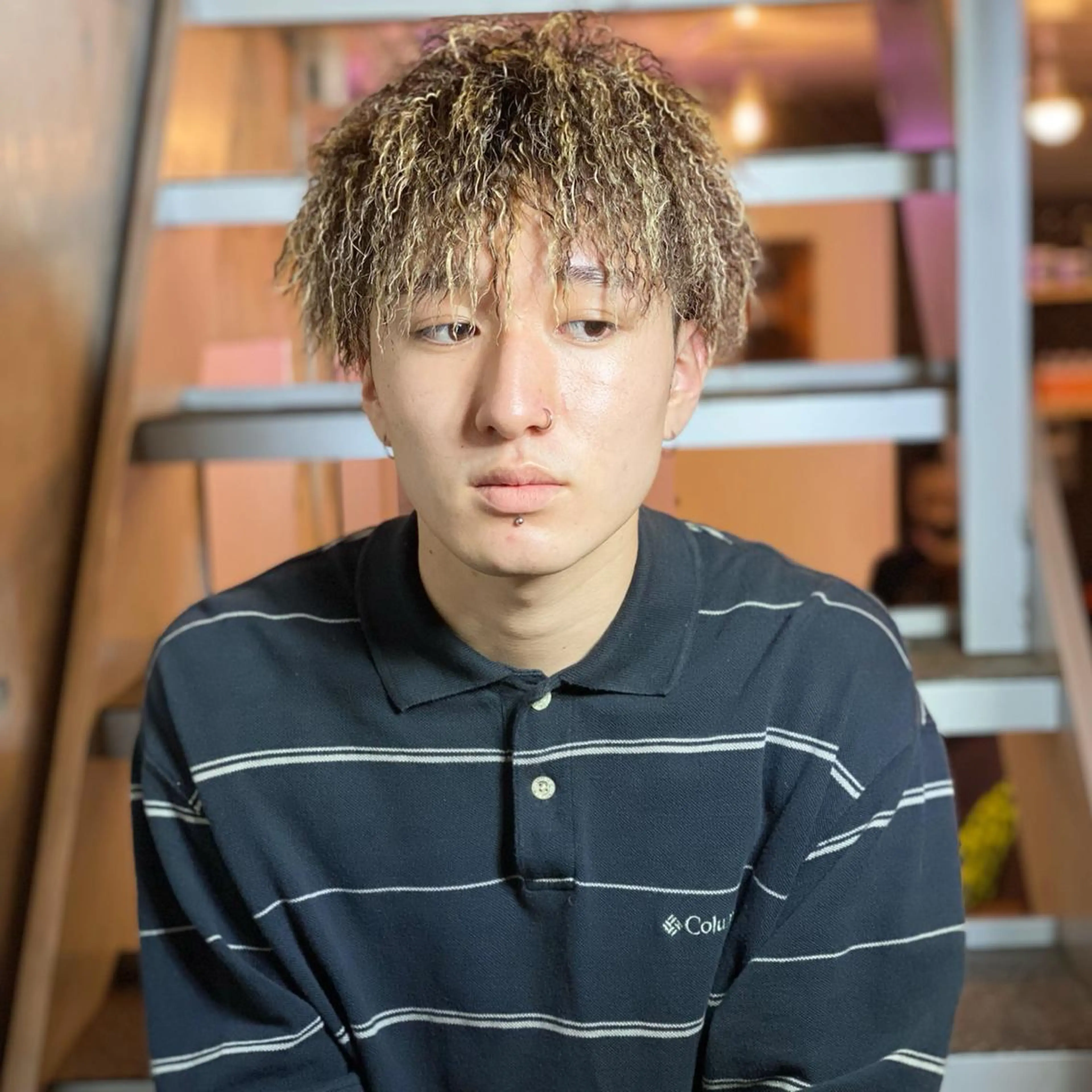 ショート カラー パーマ ヘアアレンジ メンズ キッズ ネイル マツエク・マツパ 中元 淳のヘアスタイル