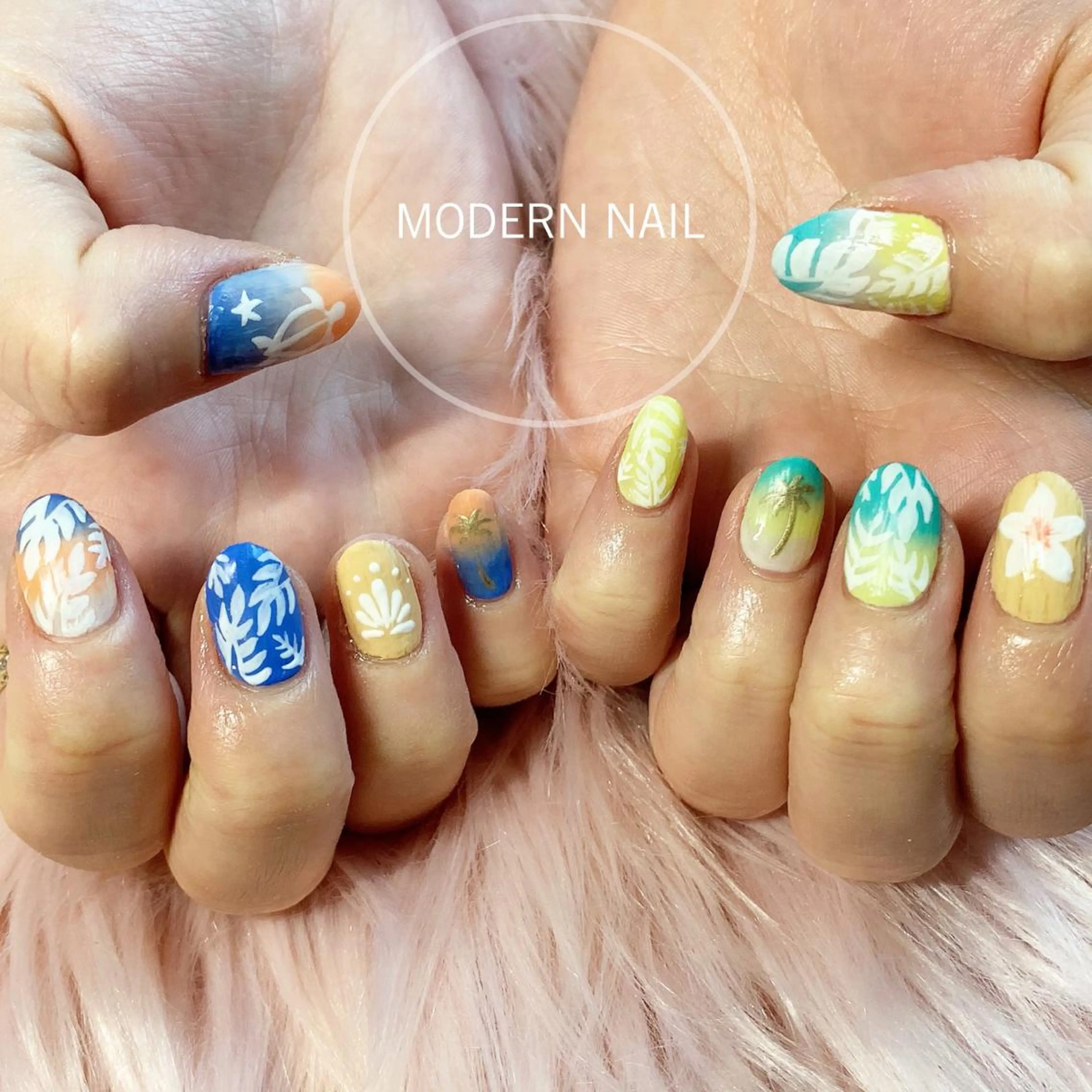 ネイル マットネイル 持ち込み 小川 玲奈のネイルデザイン