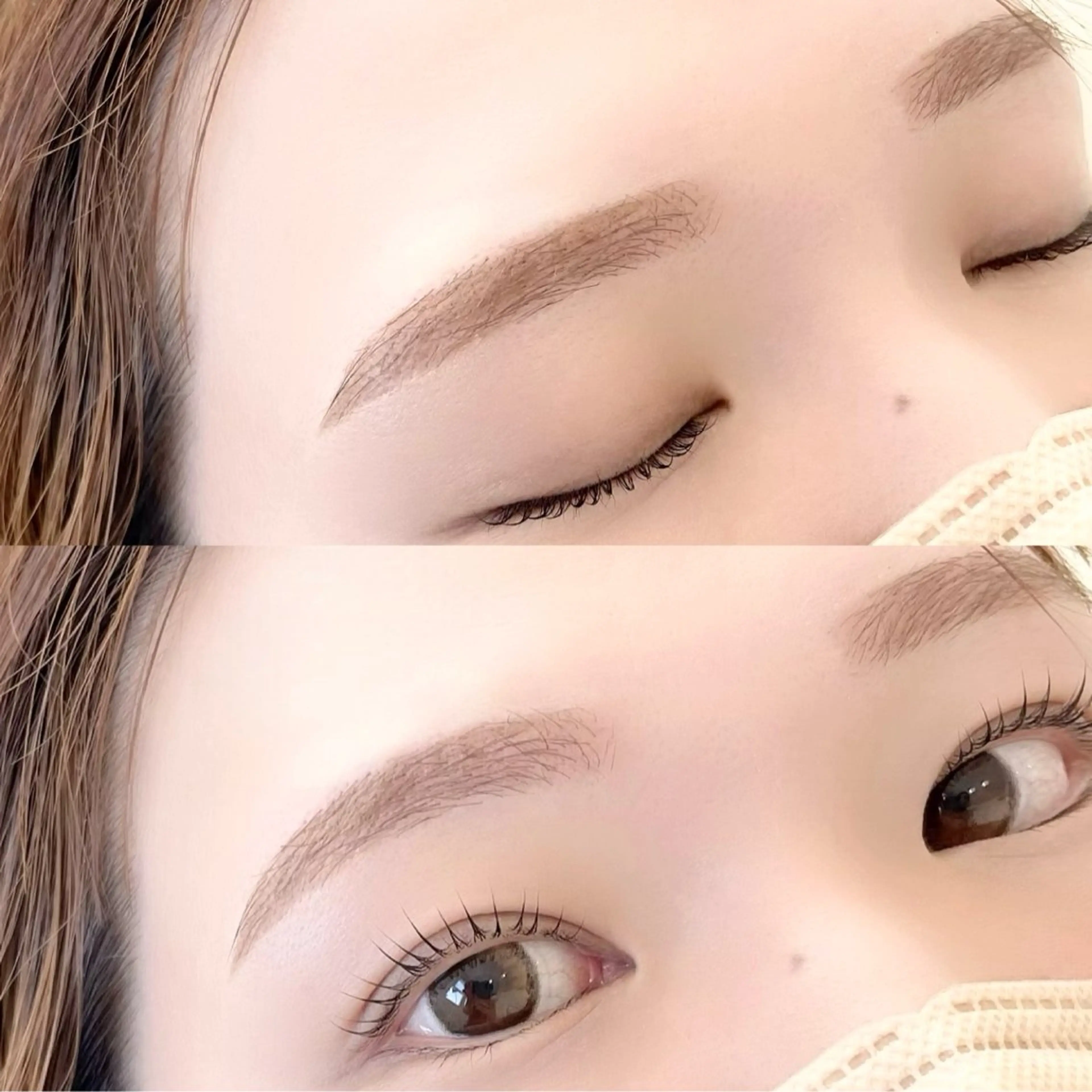 アイブロウ ワックス脱毛 eyelash salon.VIELのマツエク・マツパデザイン