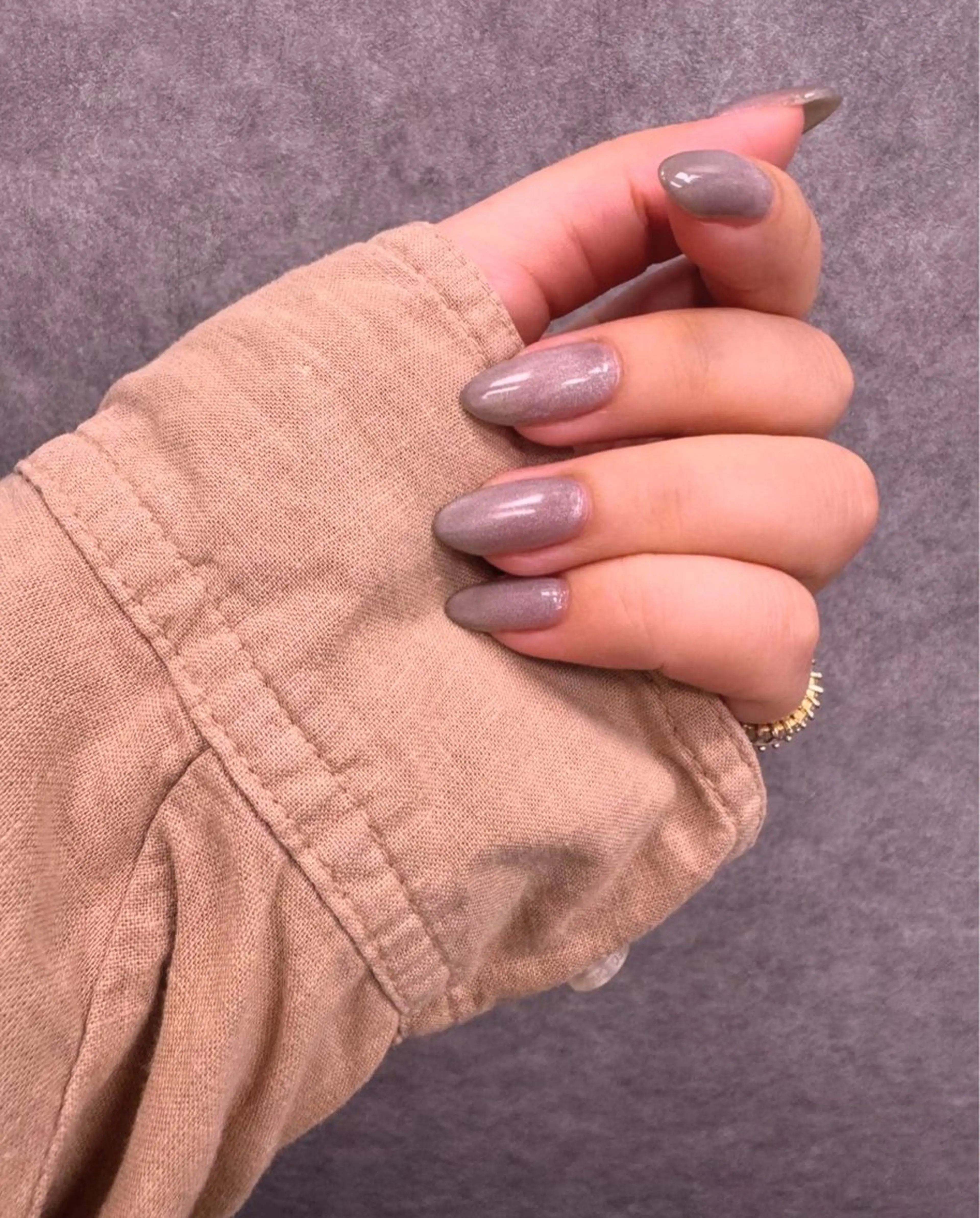 ネイル マグネットネイル ハンドネイル Amber21.所属・Nagahama Akariのネイルデザイン