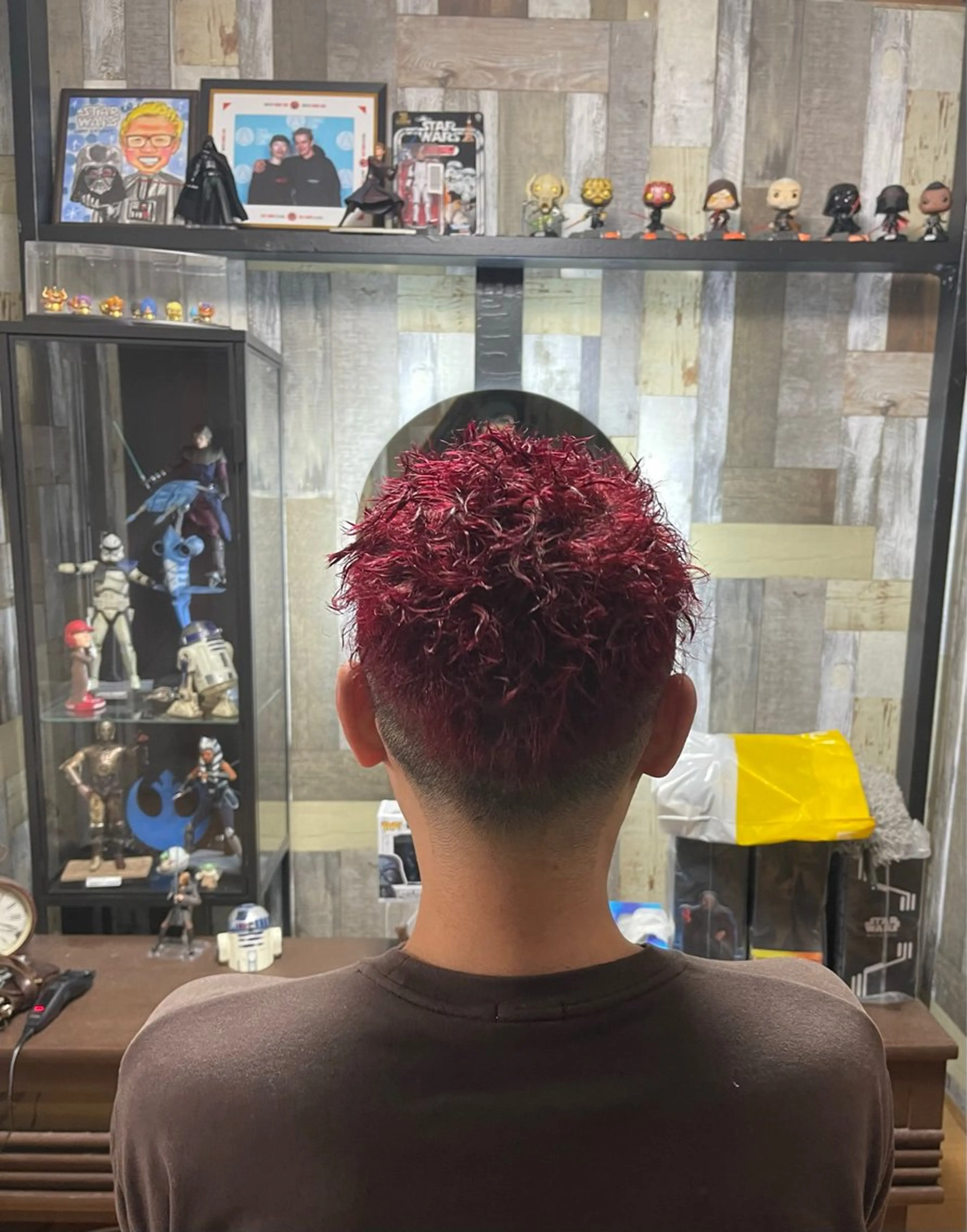 ショート カラー パーマ メンズ カット ヘアカラー パーマ トリートメント spaski所属・メンズ特化型/永井 友貴のヘアスタイル