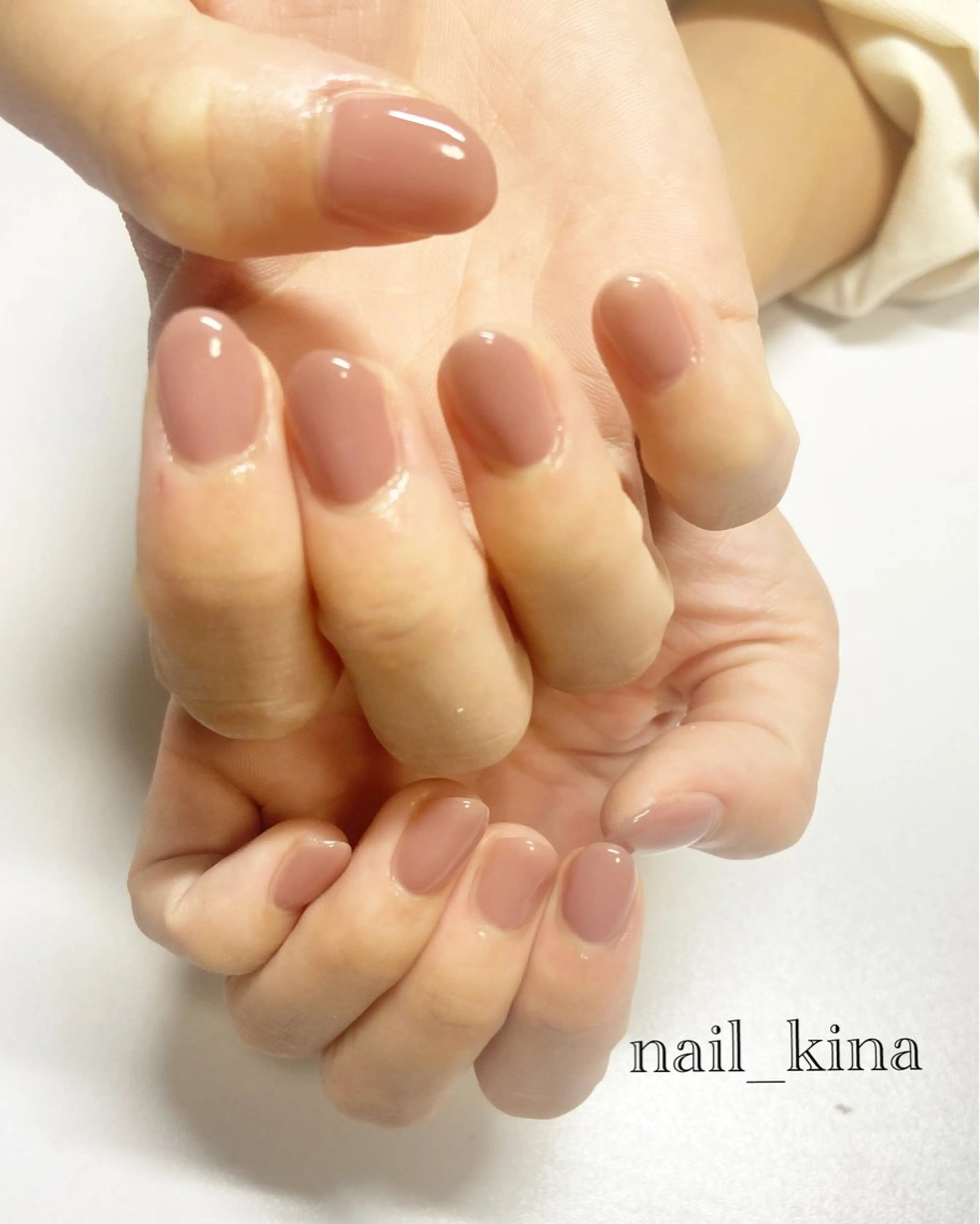 ネイル ワンカラーネイル nail_ kinaのネイルデザイン