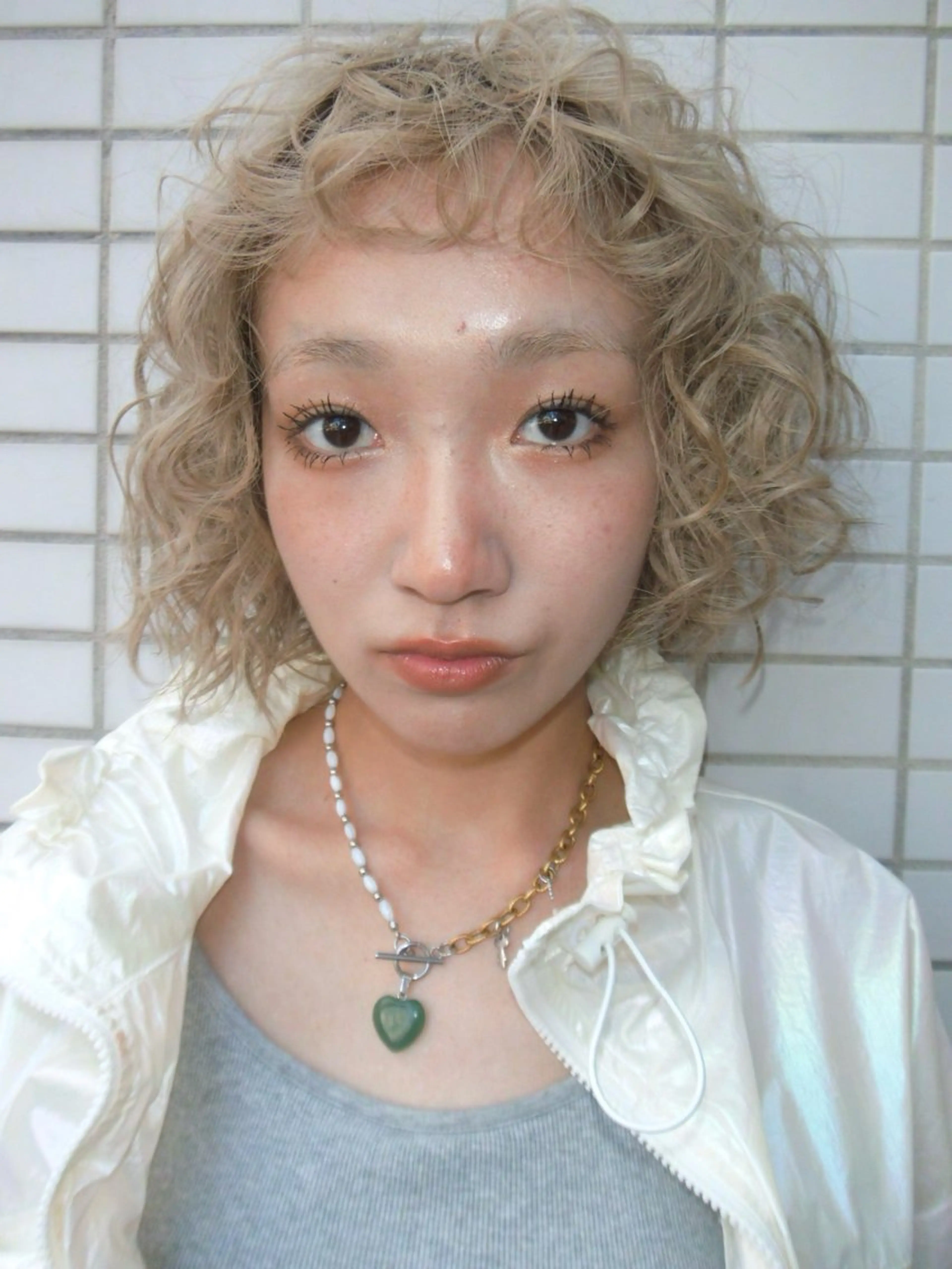 ミディアム カラー パーマ カット ヘアカラー トリートメント 🎀オイダイラ モモカ🎀のヘアスタイル