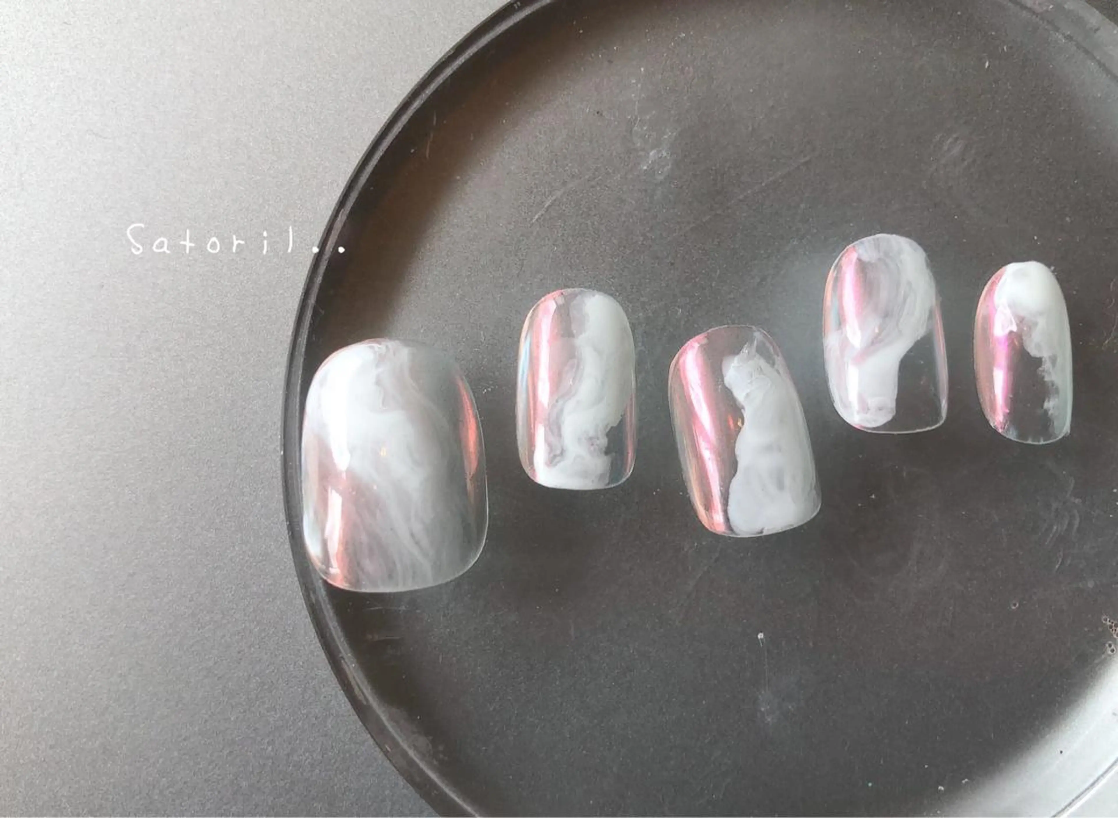 ネイル クリアネイル キラキラネイル Satoril..nail room所属・satoril.. nail roomのネイルデザイン