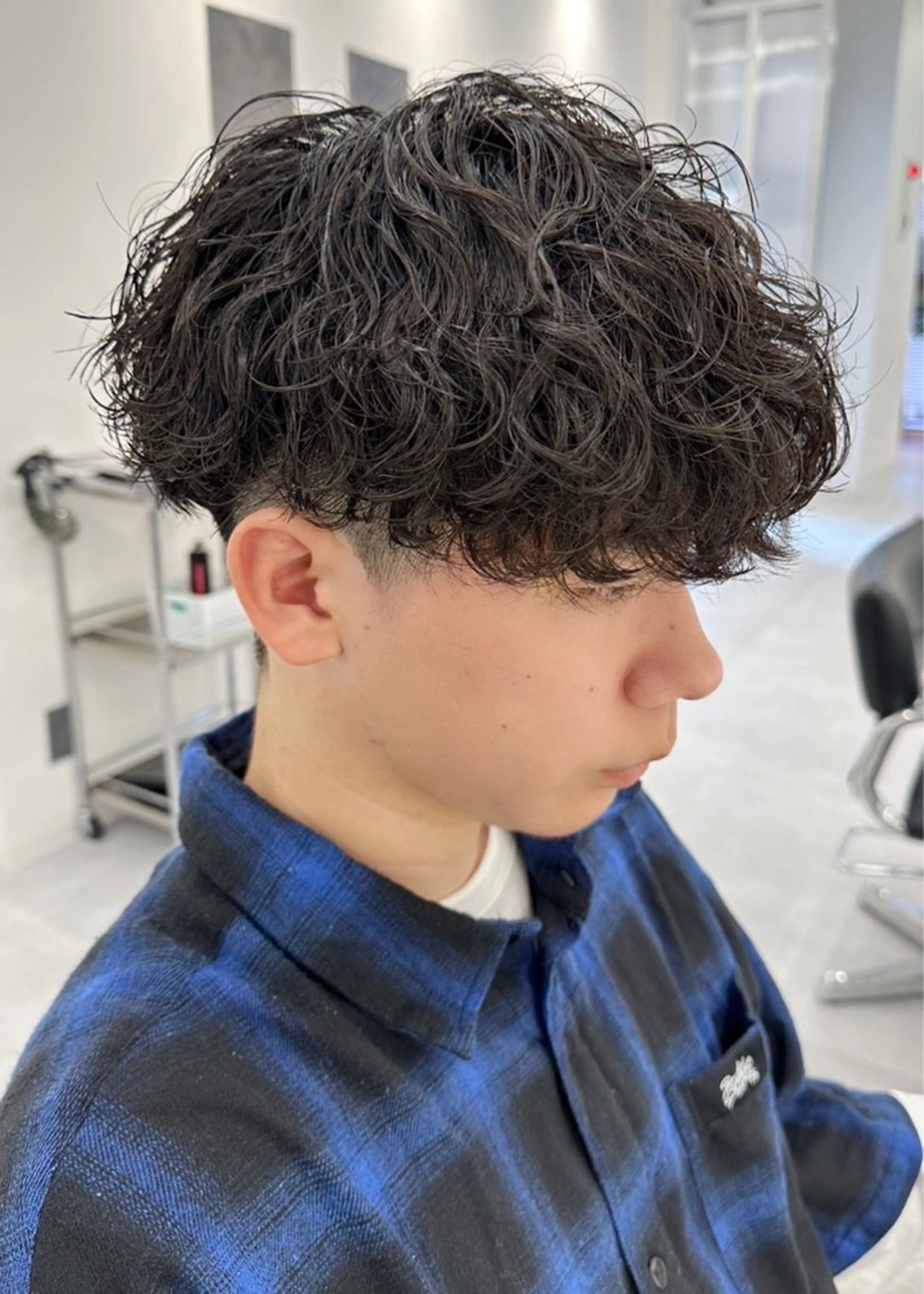 パーマ メンズ メンズパーマ 波巻きパーマ メンズ専門/パーマ 特化/栄/北出瑞貴のヘアスタイル