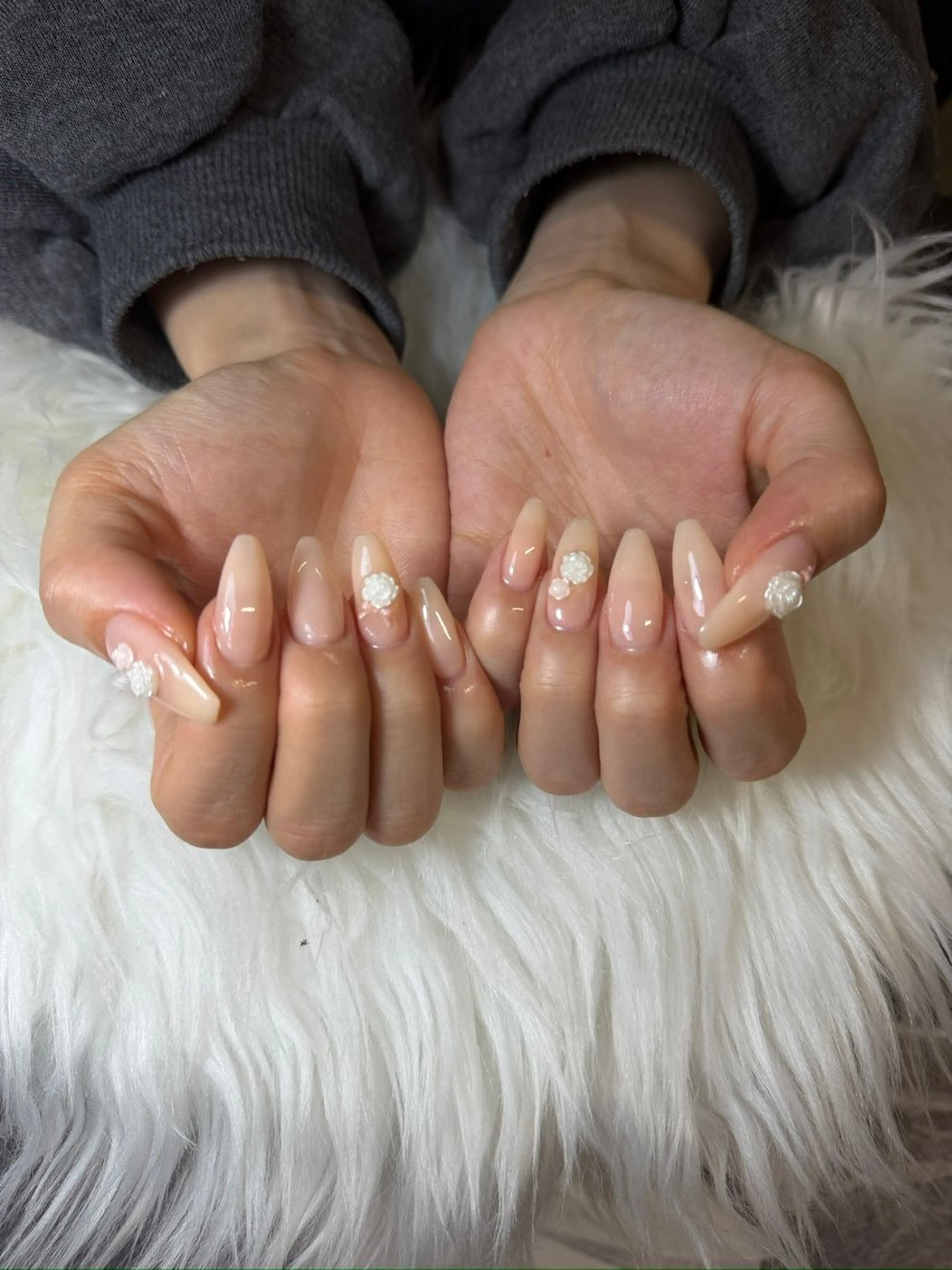 ネイル チークネイル フットネイル フレンチネイル グラデーション 韓国ネイル Yuki nail staffのネイルデザイン