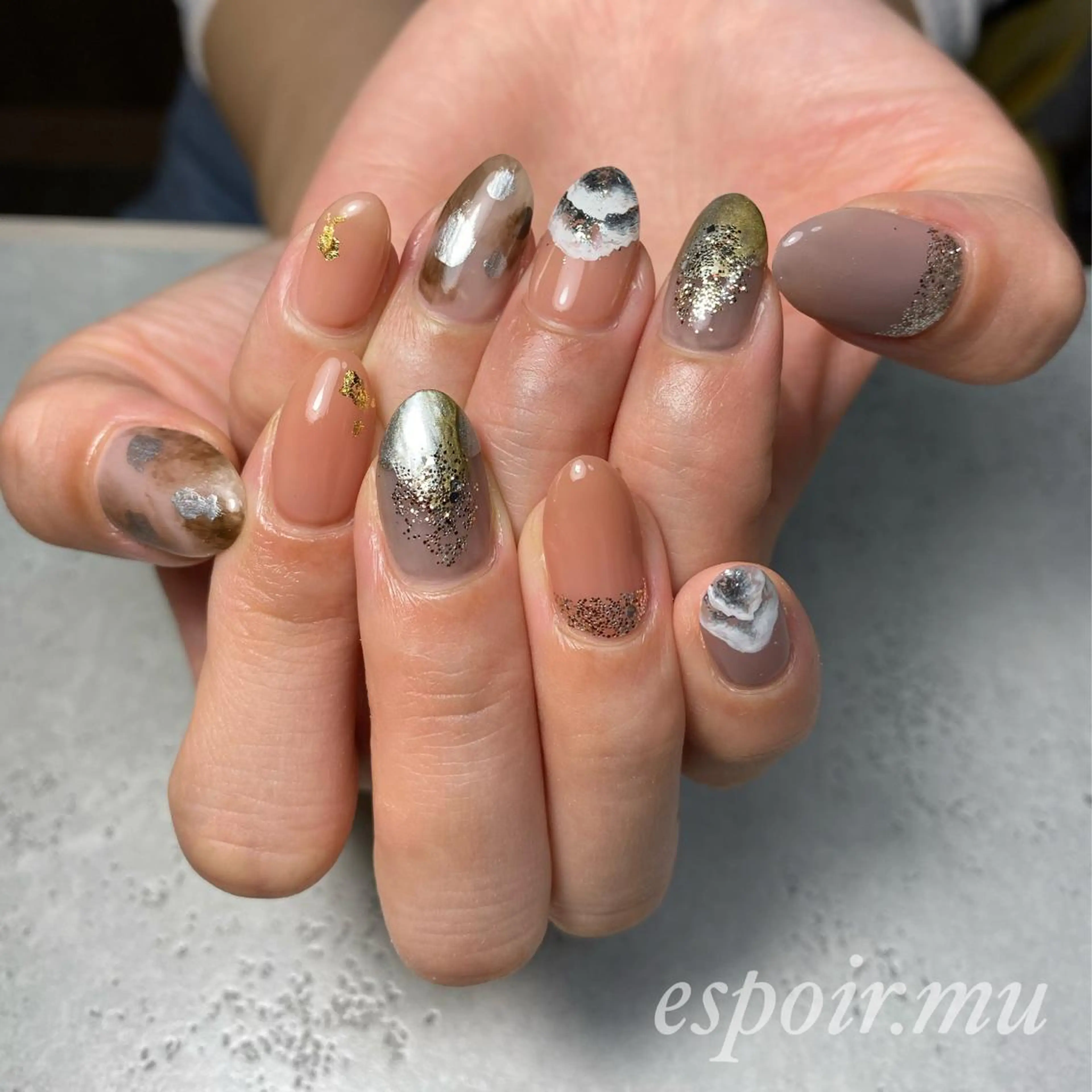 ネイル espoir. muのネイルデザイン