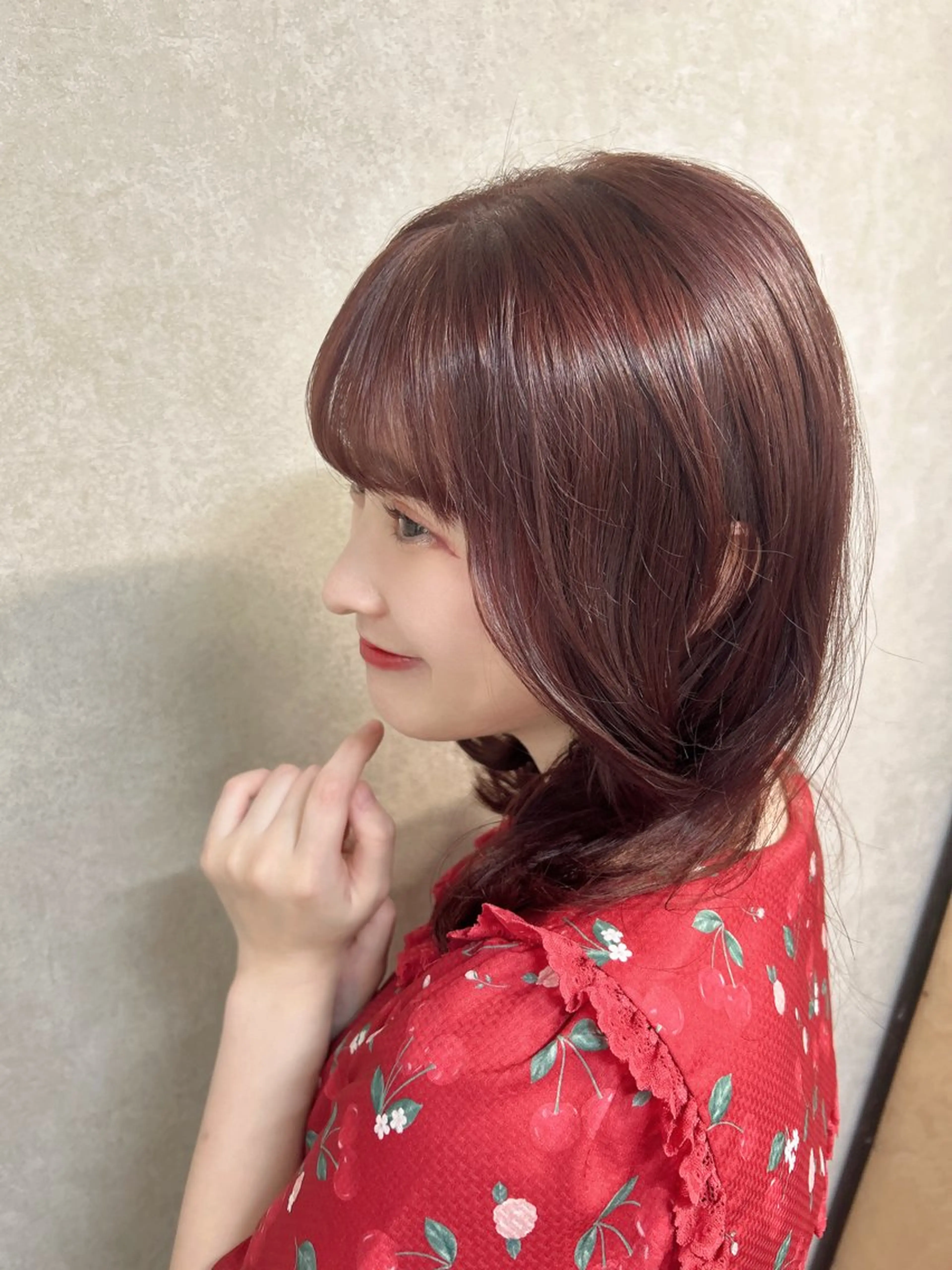 ミディアム カラー ブラウンカラー 赤みなしカラー🍐/ 艶髪✨/ririkaのヘアスタイル