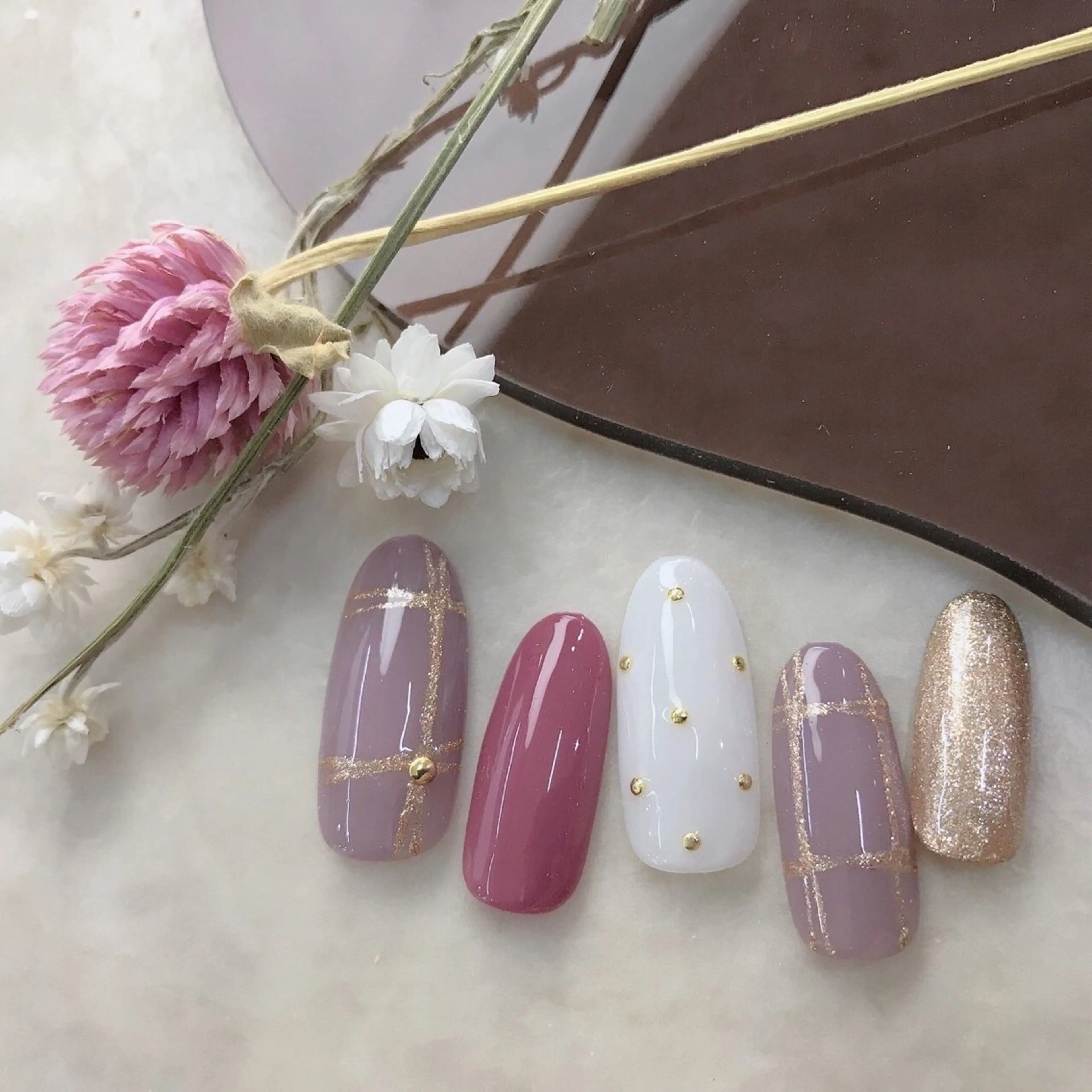 ネイル アートネイル ネイルチップ ⭐︎休業中の練習⭐︎ JNA認定講師髙橋のネイルデザイン