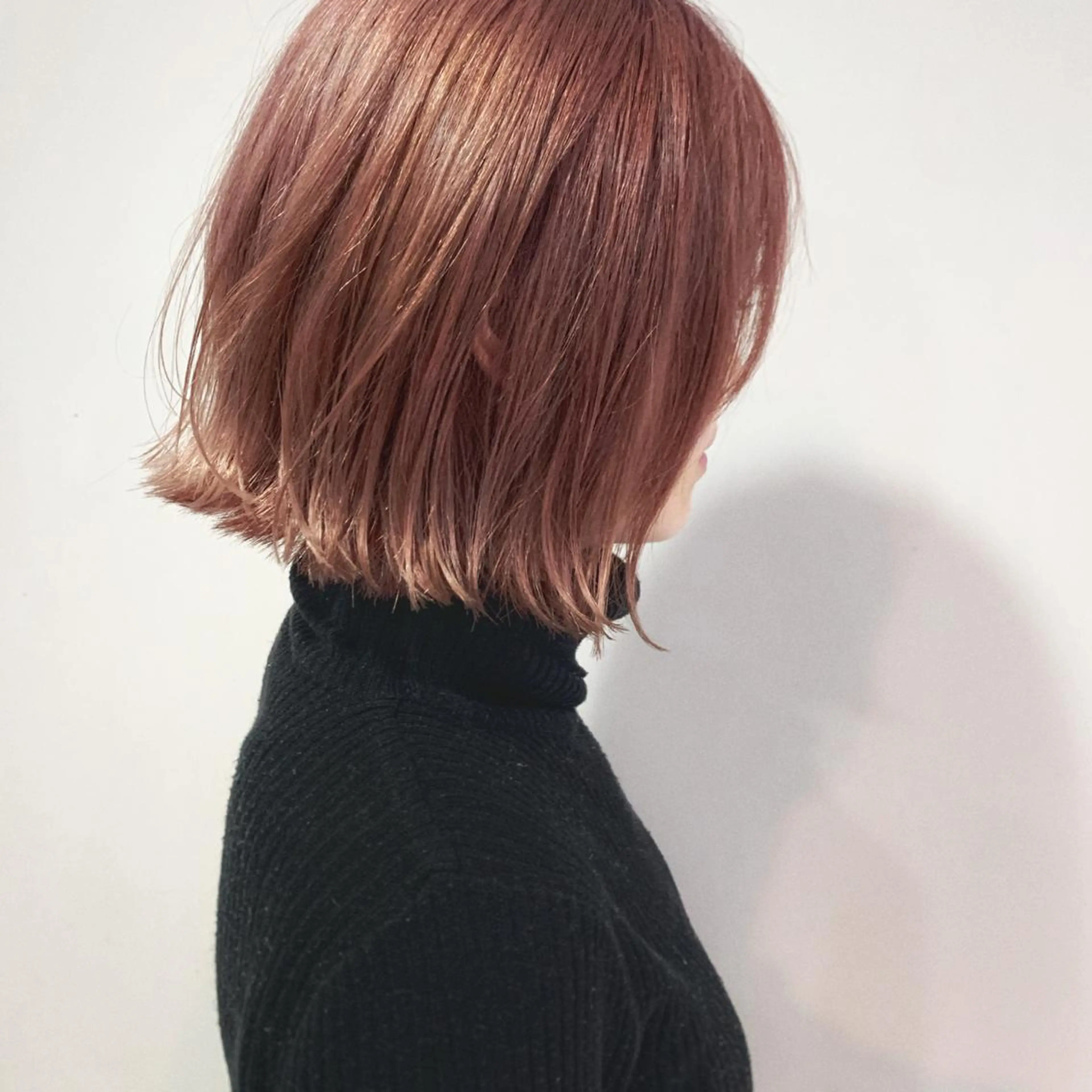 ミディアム カラー ピンクカラー ひらやま りょういちのヘアスタイル