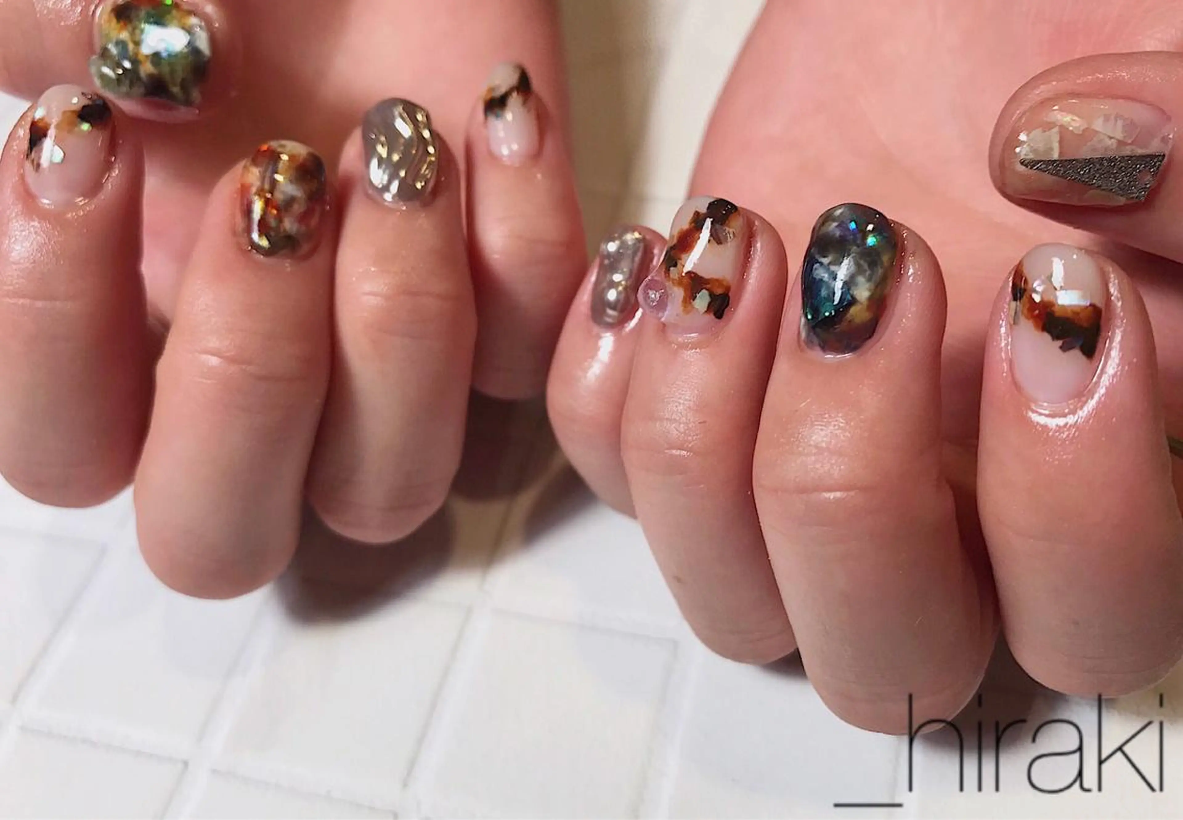 ネイル nail atelier AMBER所属・saori .の眉毛・アイブロウイメージ