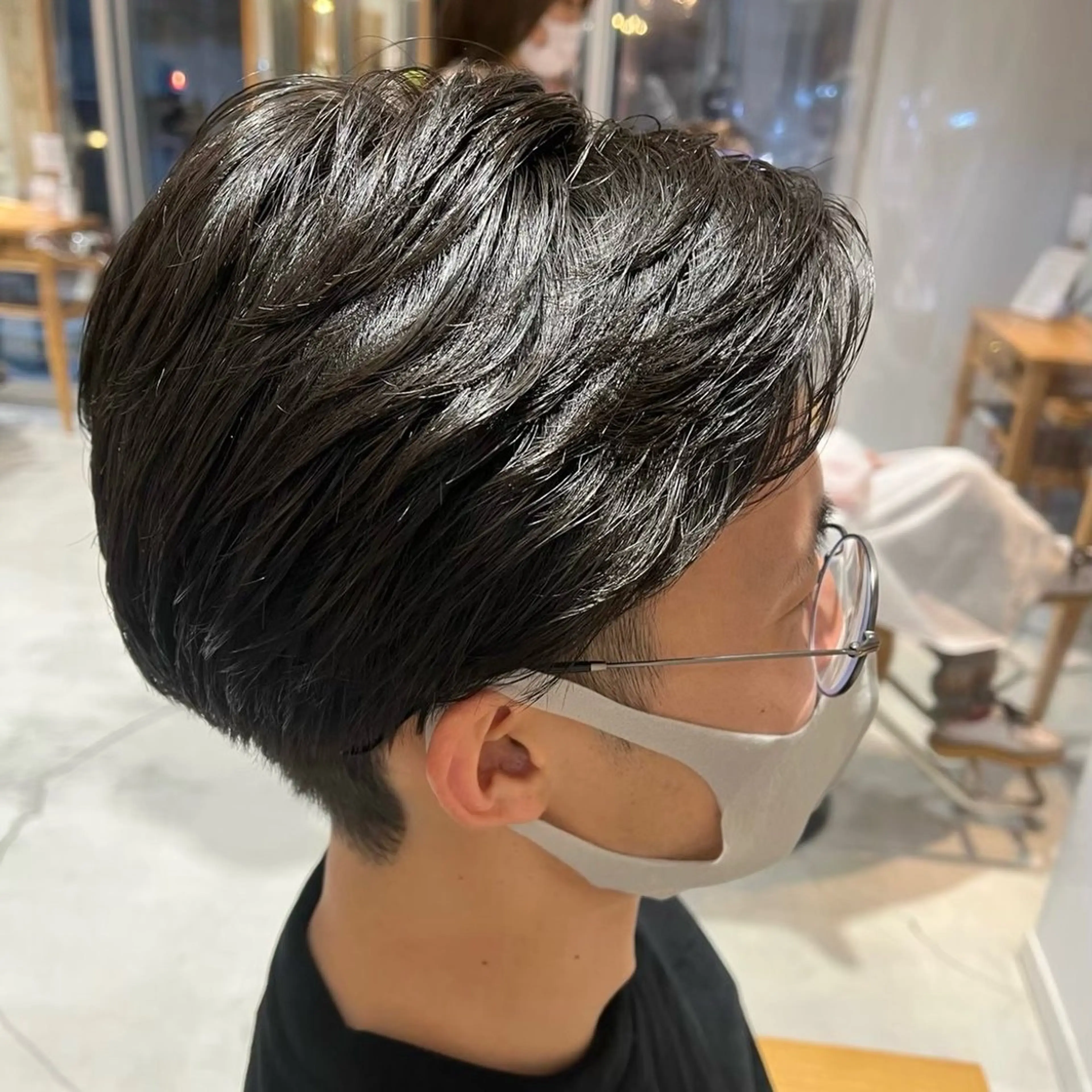 メンズ カット 柳樂 響のヘアスタイル