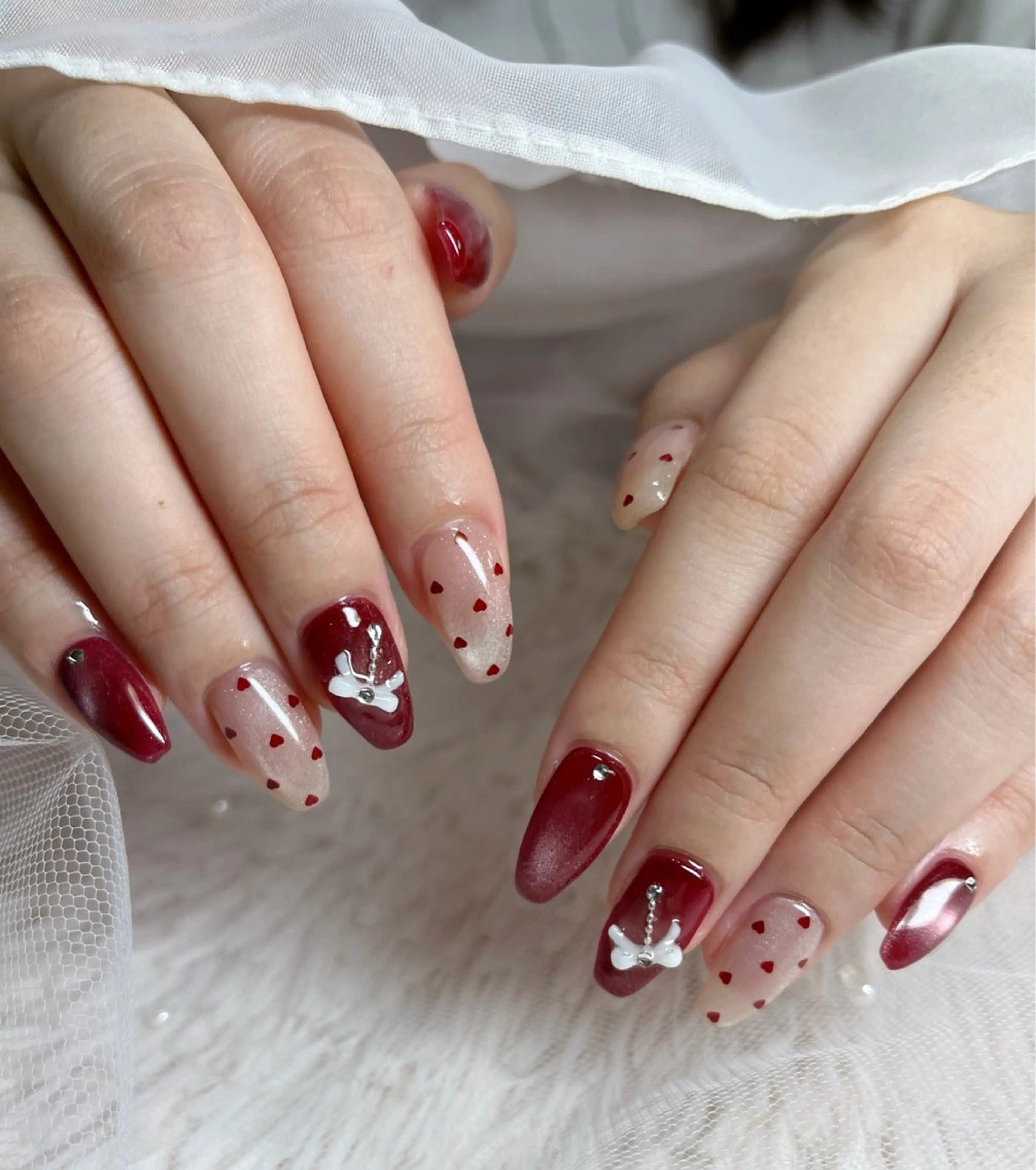 ネイル 冬ネイル クリスマス LUMIERU所属・LUMIERU RIKAのネイルデザイン