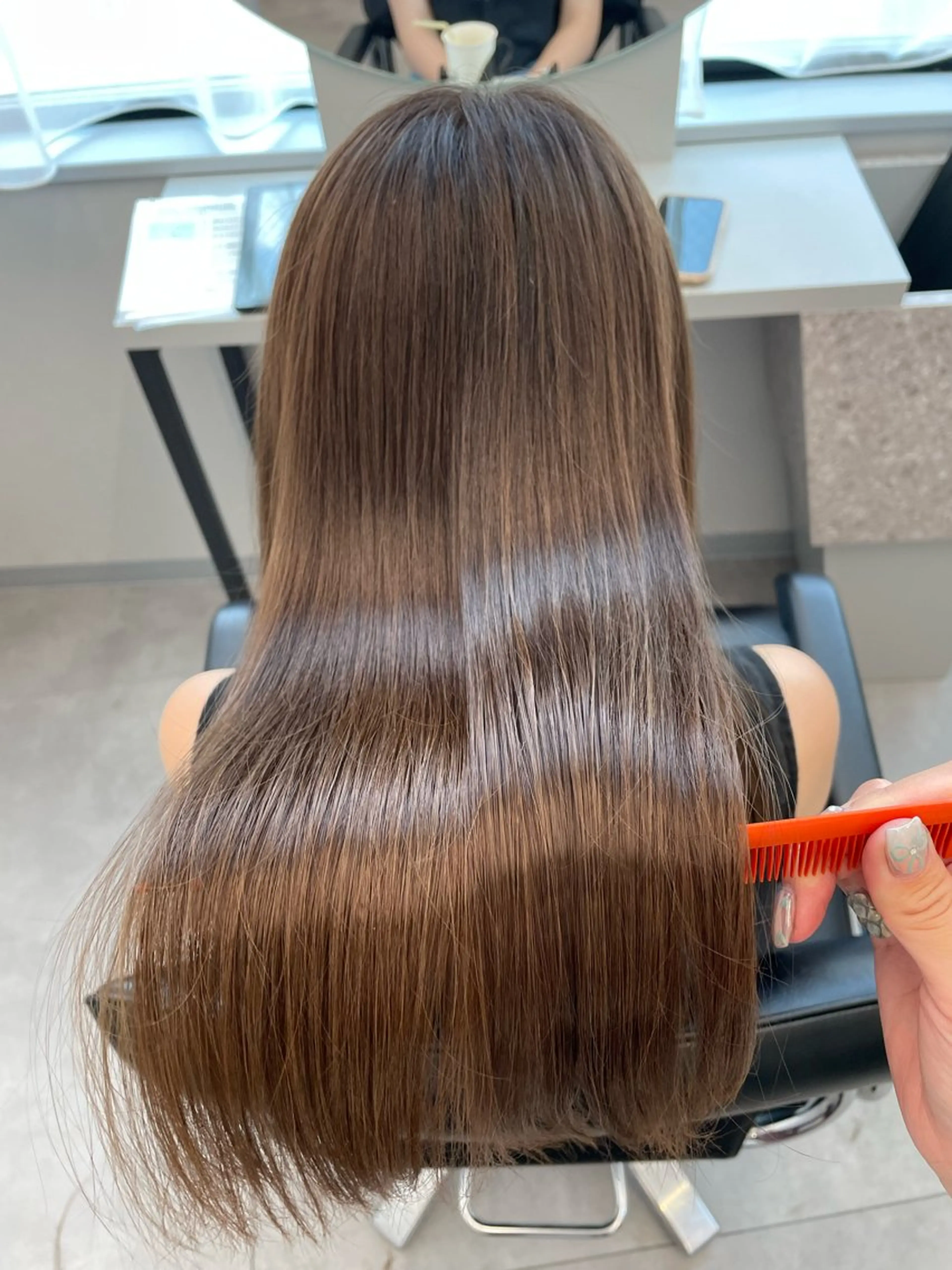 セミロング カラー ヘアカラー トリートメント 🌷tocca Mai🌷のヘアスタイル