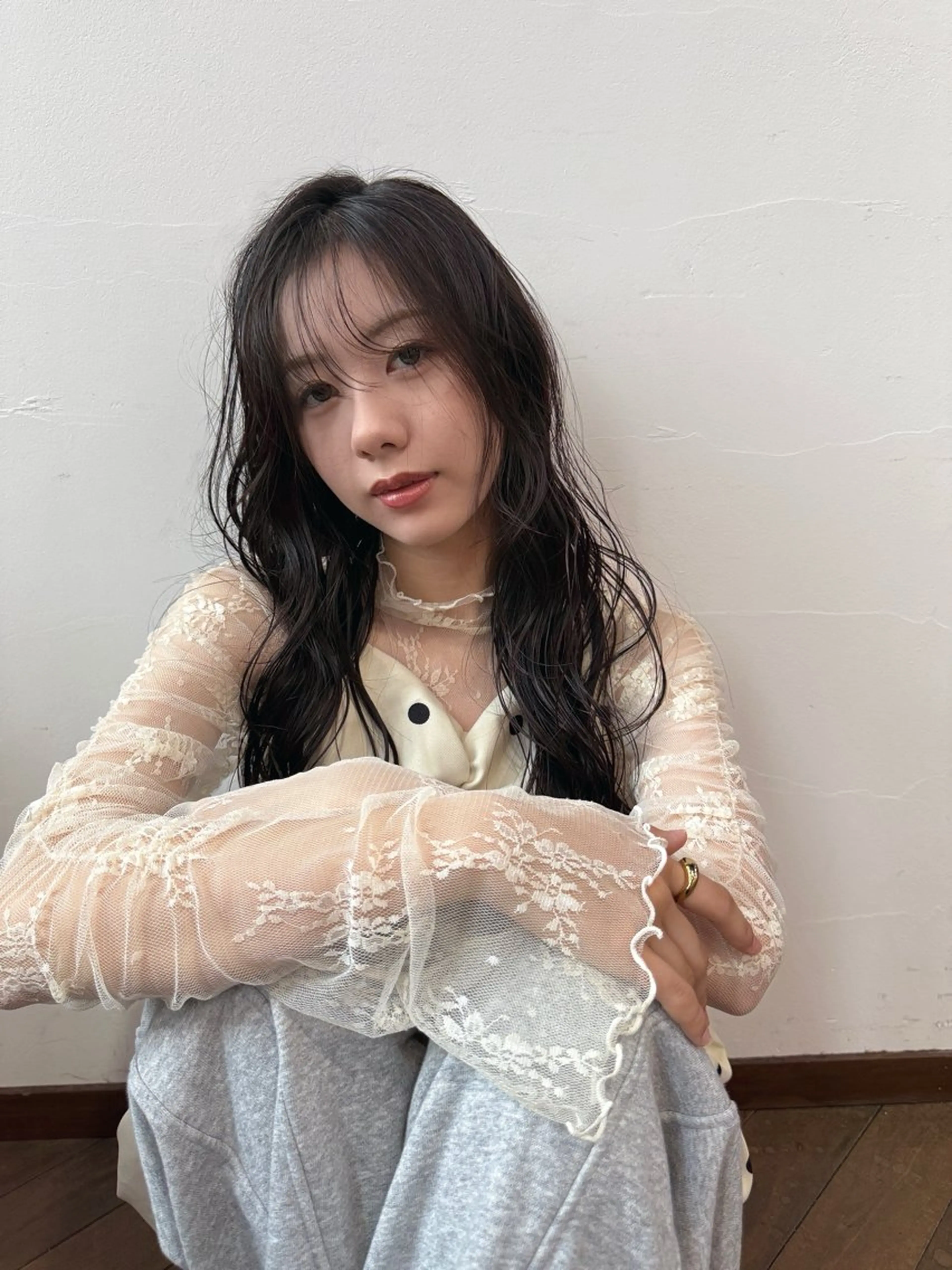 ロング パーマ 白築 怜実のヘアスタイル