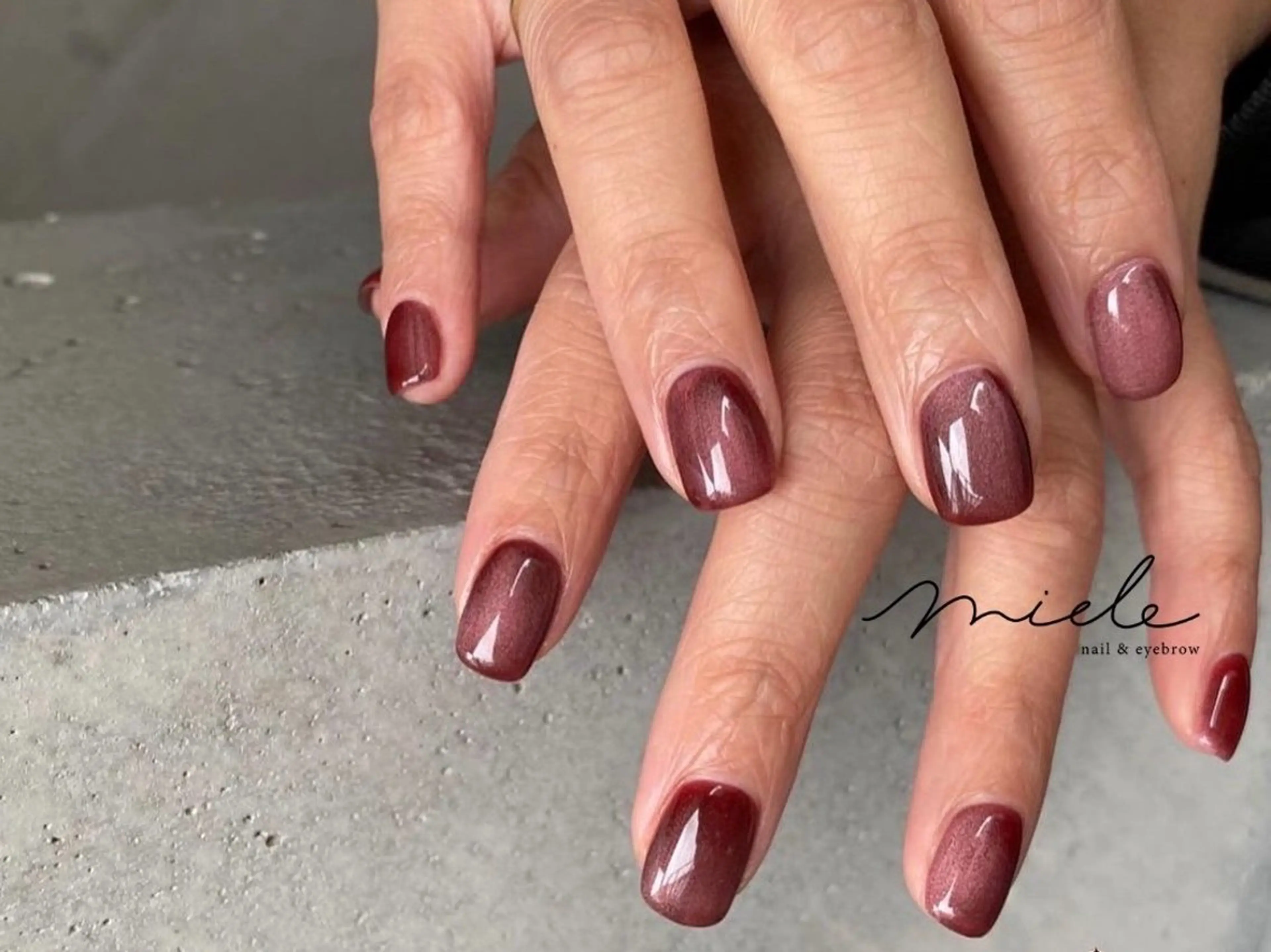 ネイル ハンドネイル miele【ミエレ】 シンプル一癖のネイルデザイン