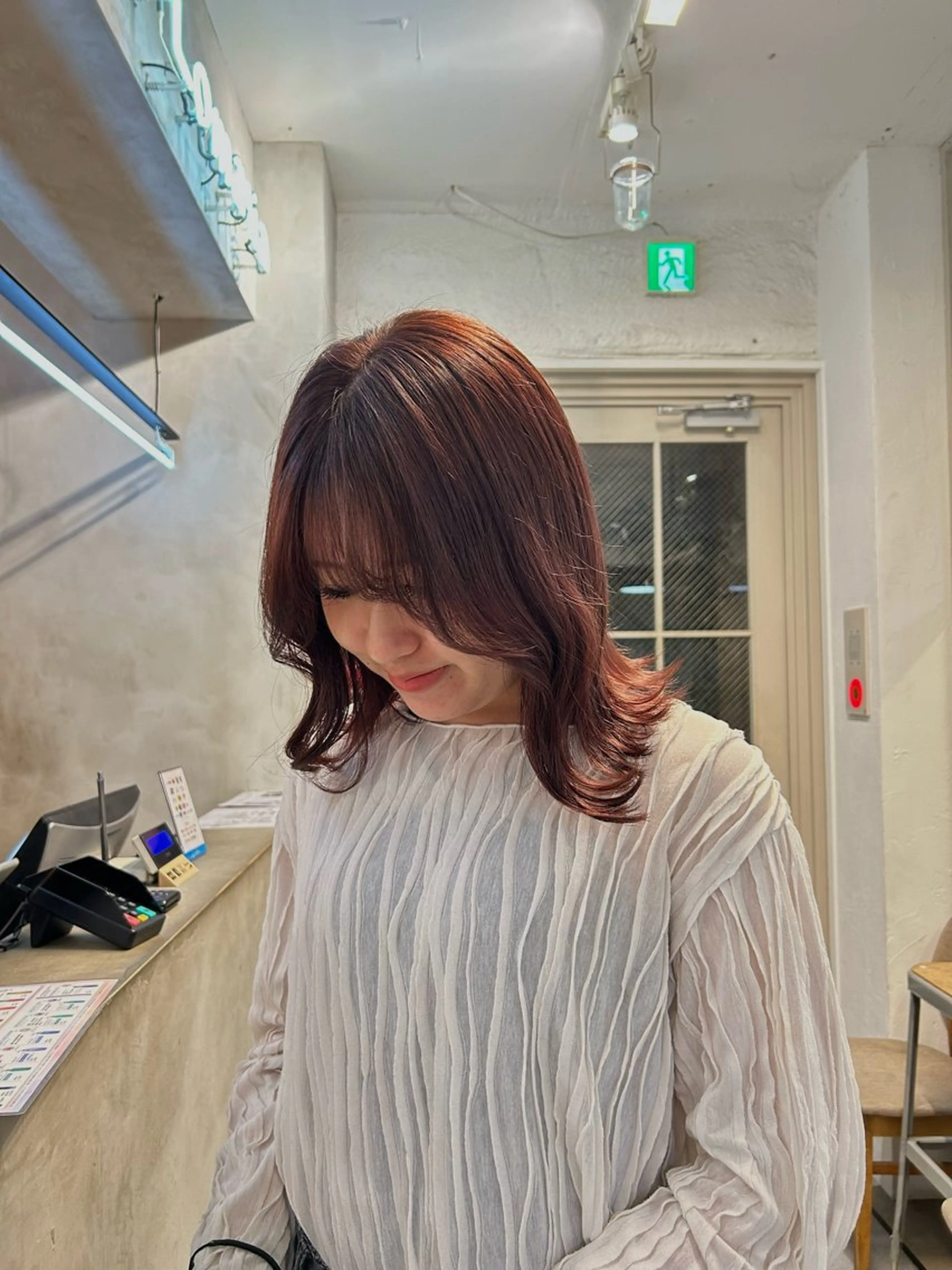 カラー ヘアカラー トリートメント moeka 表参道のヘアスタイル