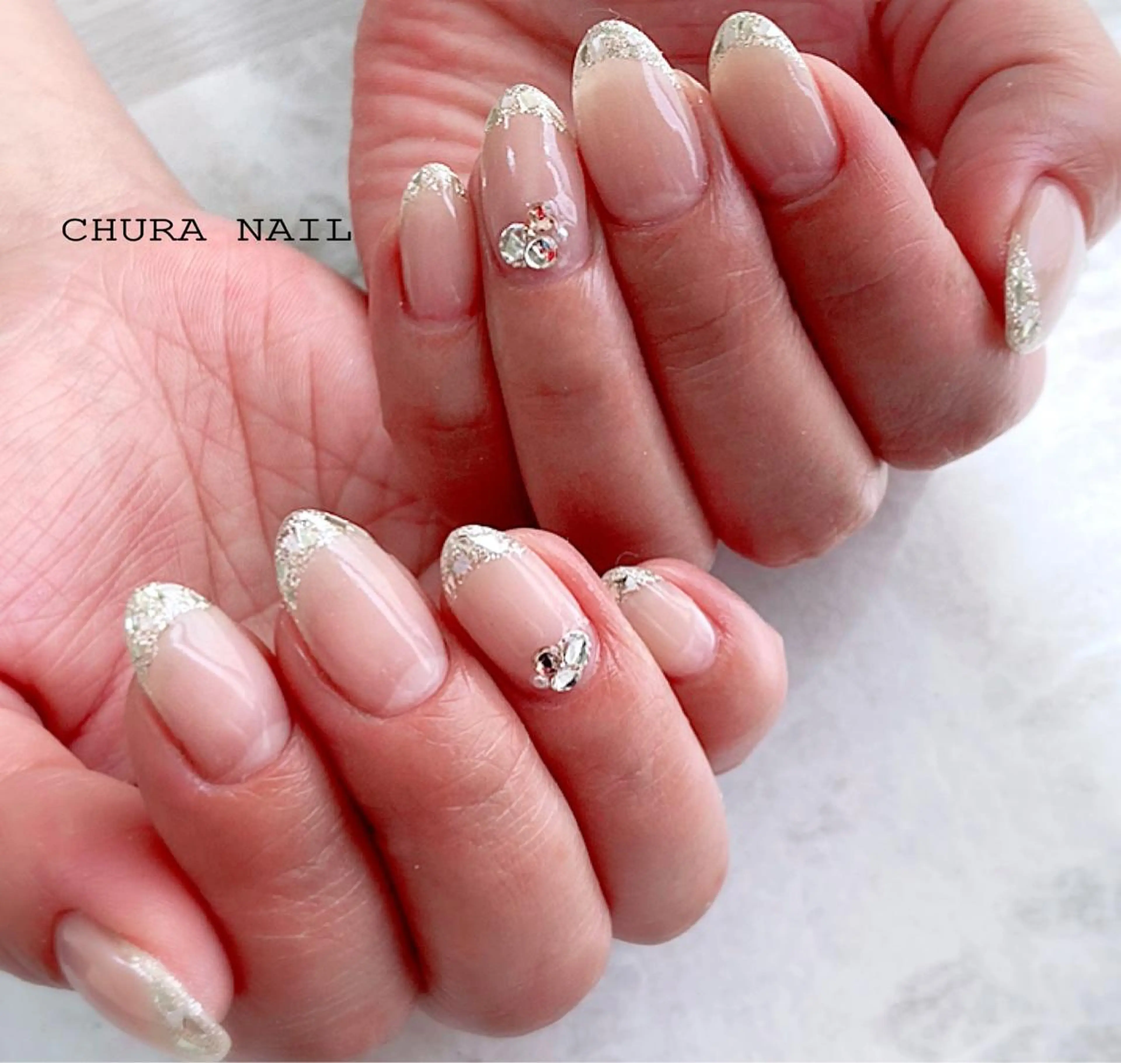 ネイル フレンチネイル シンプルネイル CHURA NAIL YUIのネイルデザイン