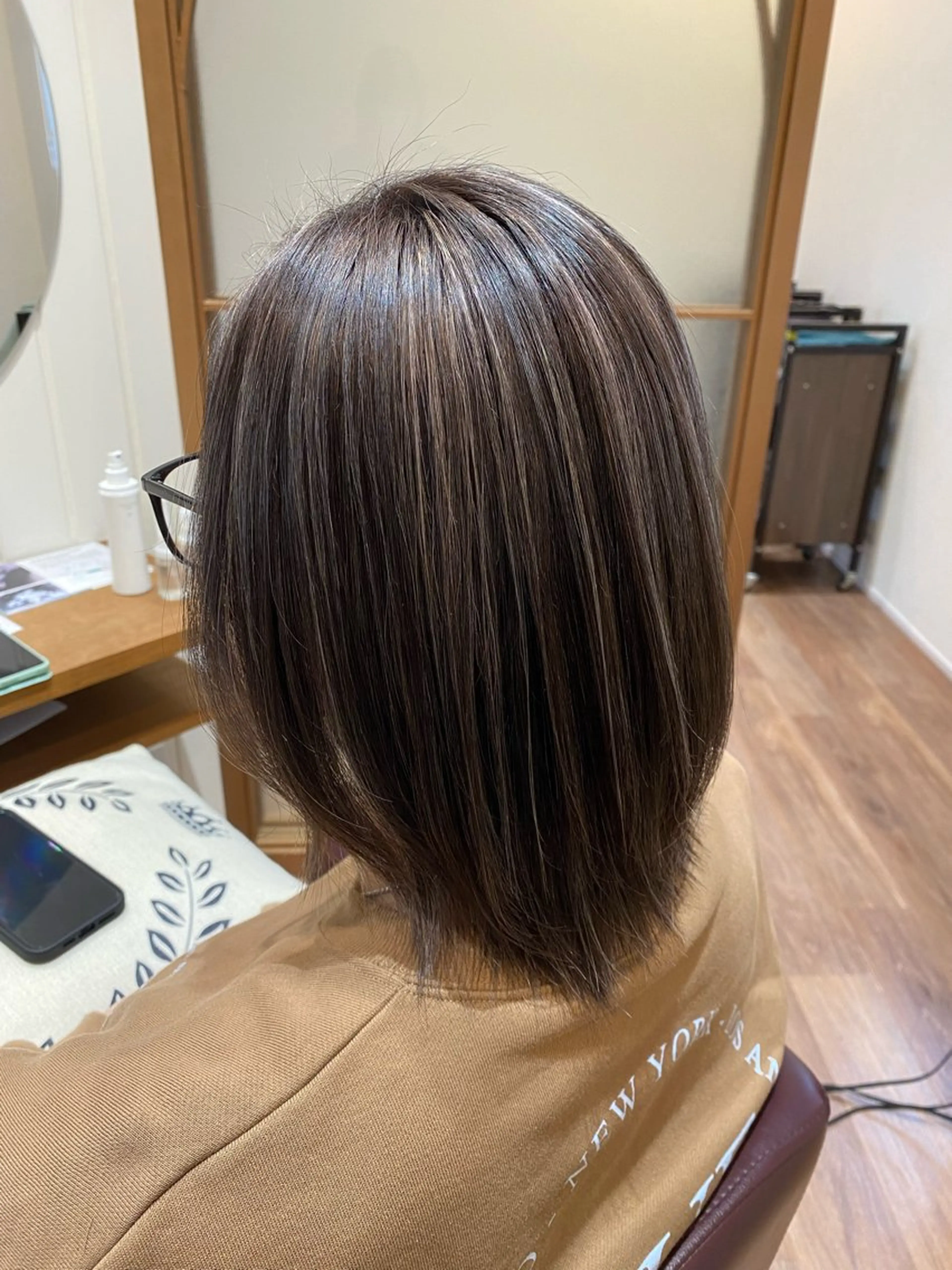 ミディアム 石毛 ひかるのヘアスタイル