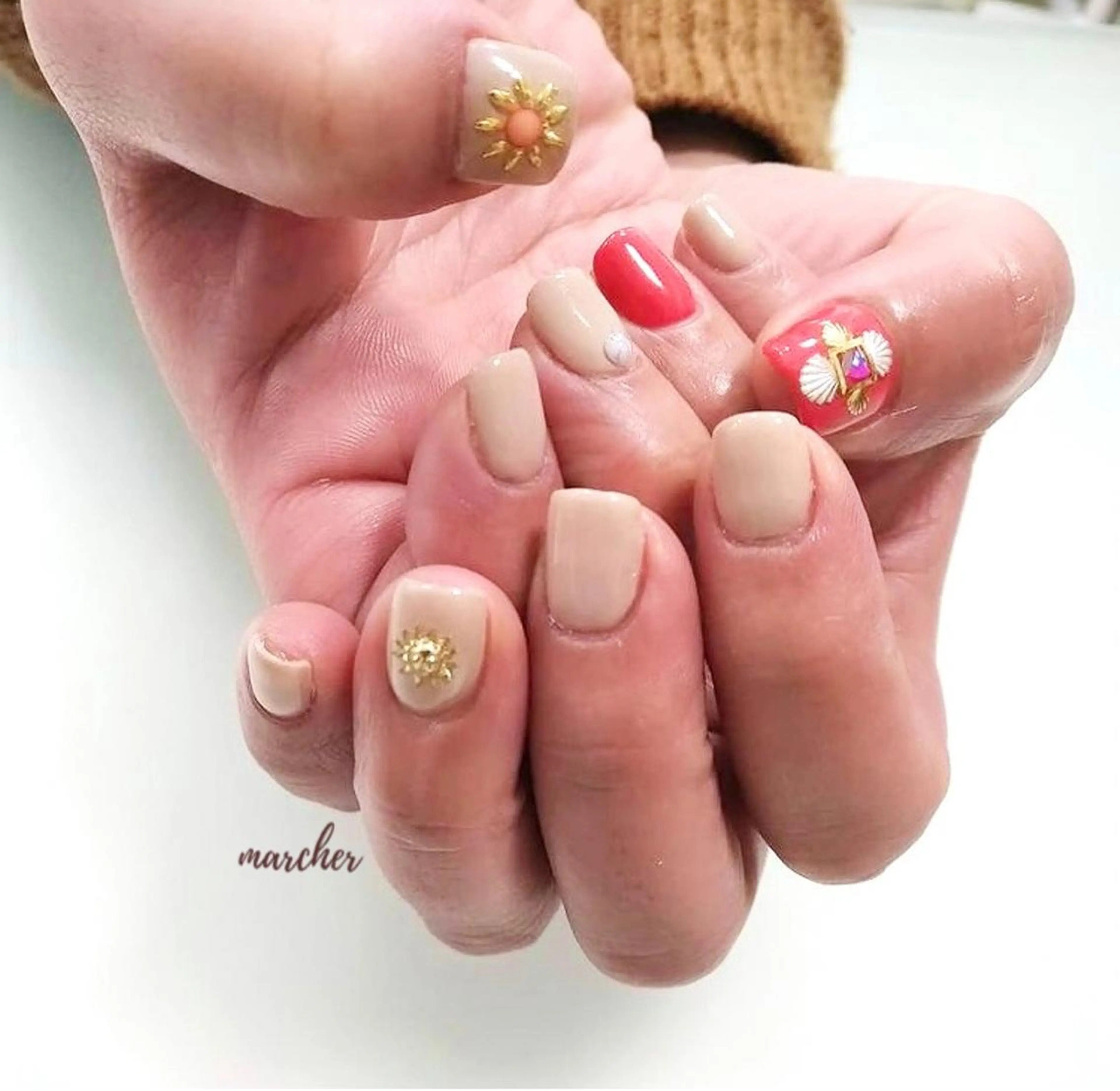ネイル Nailbeauty marcherのネイルデザイン