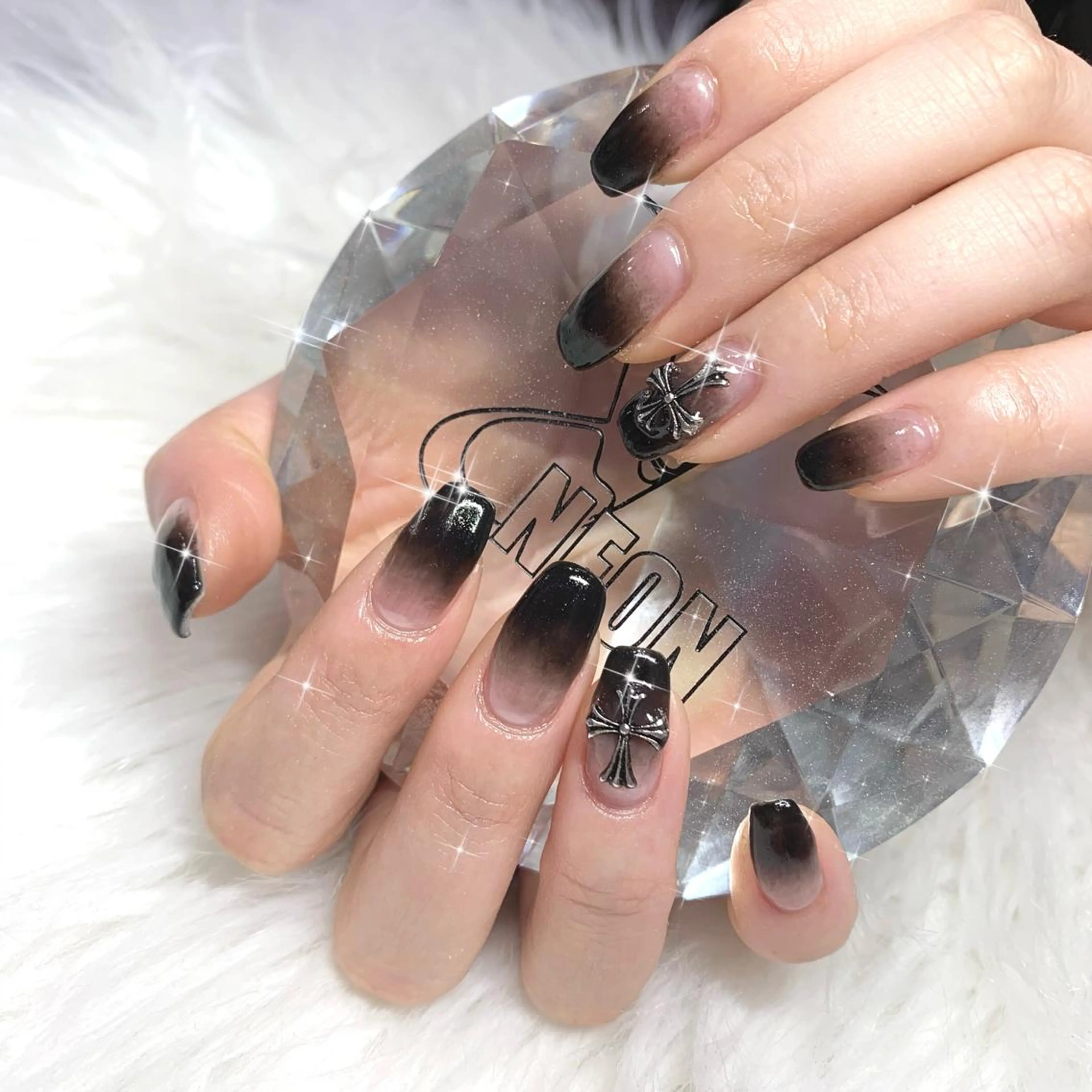 ネイル ジェルネイル グラデーション 韓国ネイル パラジェル シンプルネイル élu by Noriko 前原のネイルデザイン