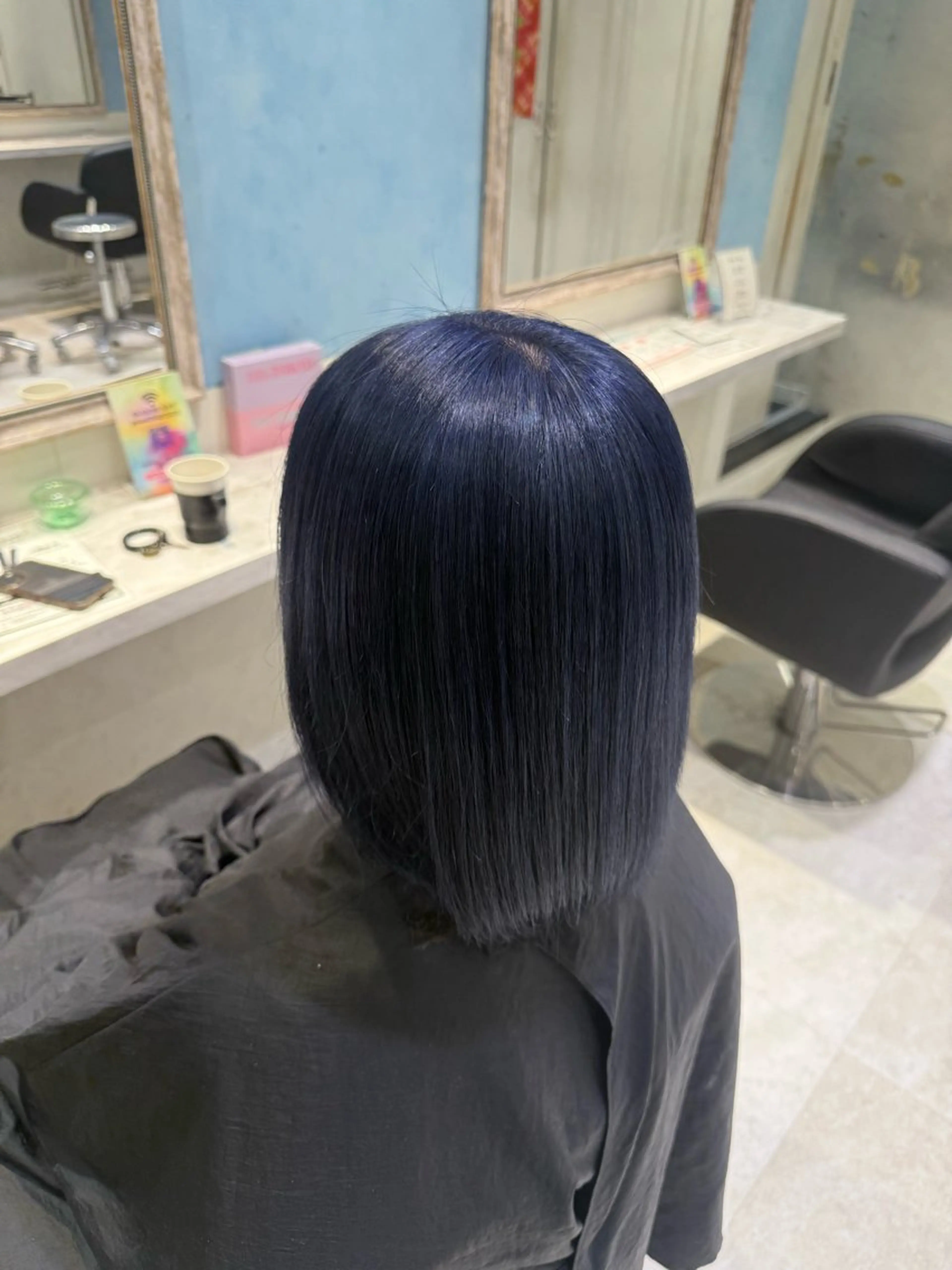 ロング カラー アッシュ ベージュカラー ブリーチ ブルーカラー 透明感カラー ヘアカラー ハイトーン/ブリーチ 💙みずき💙のヘアスタイル