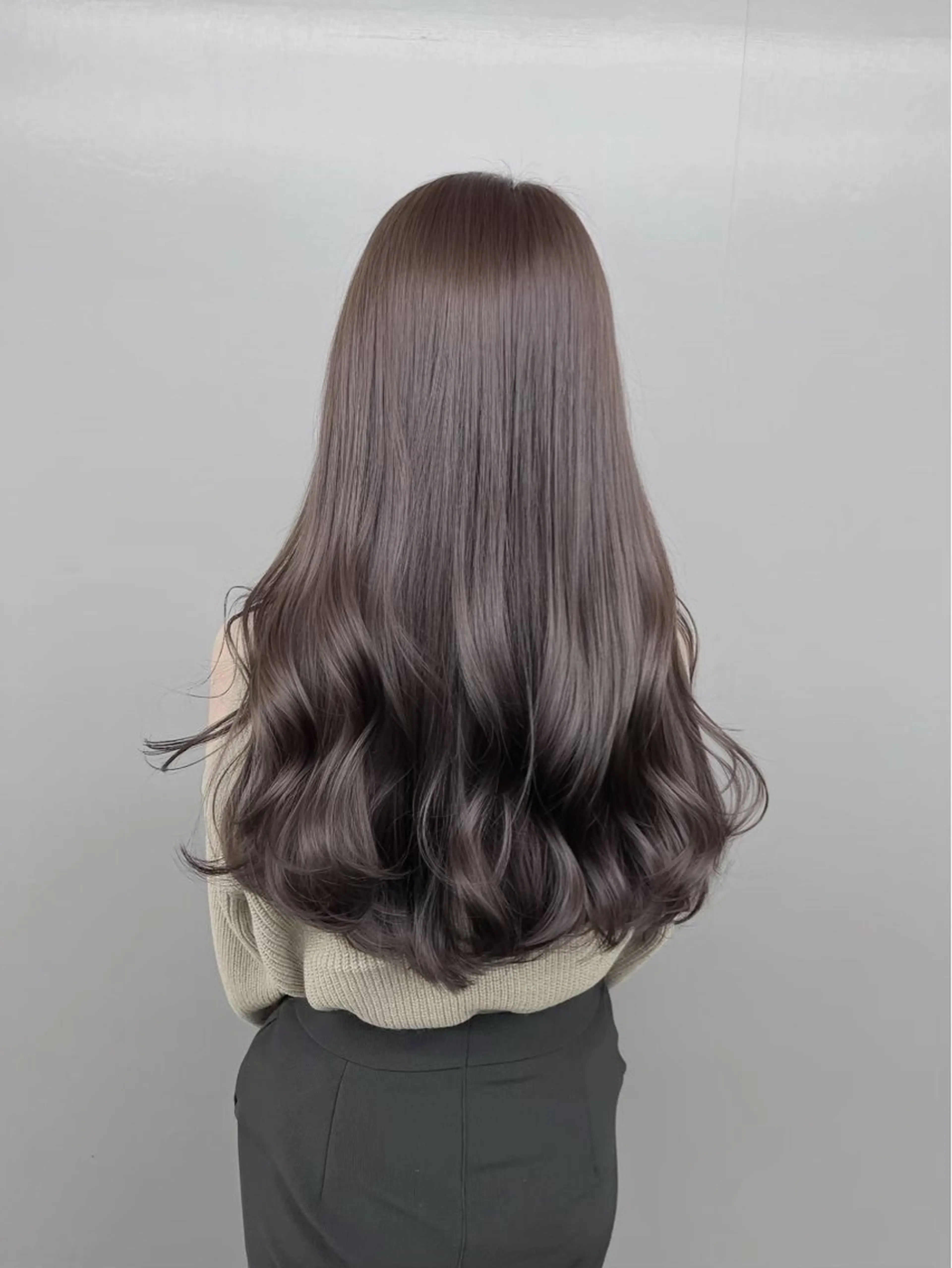 カラー ヘアカラー トリートメント 透明感/グレージュ/ ベージュ/るな🪽のヘアスタイル