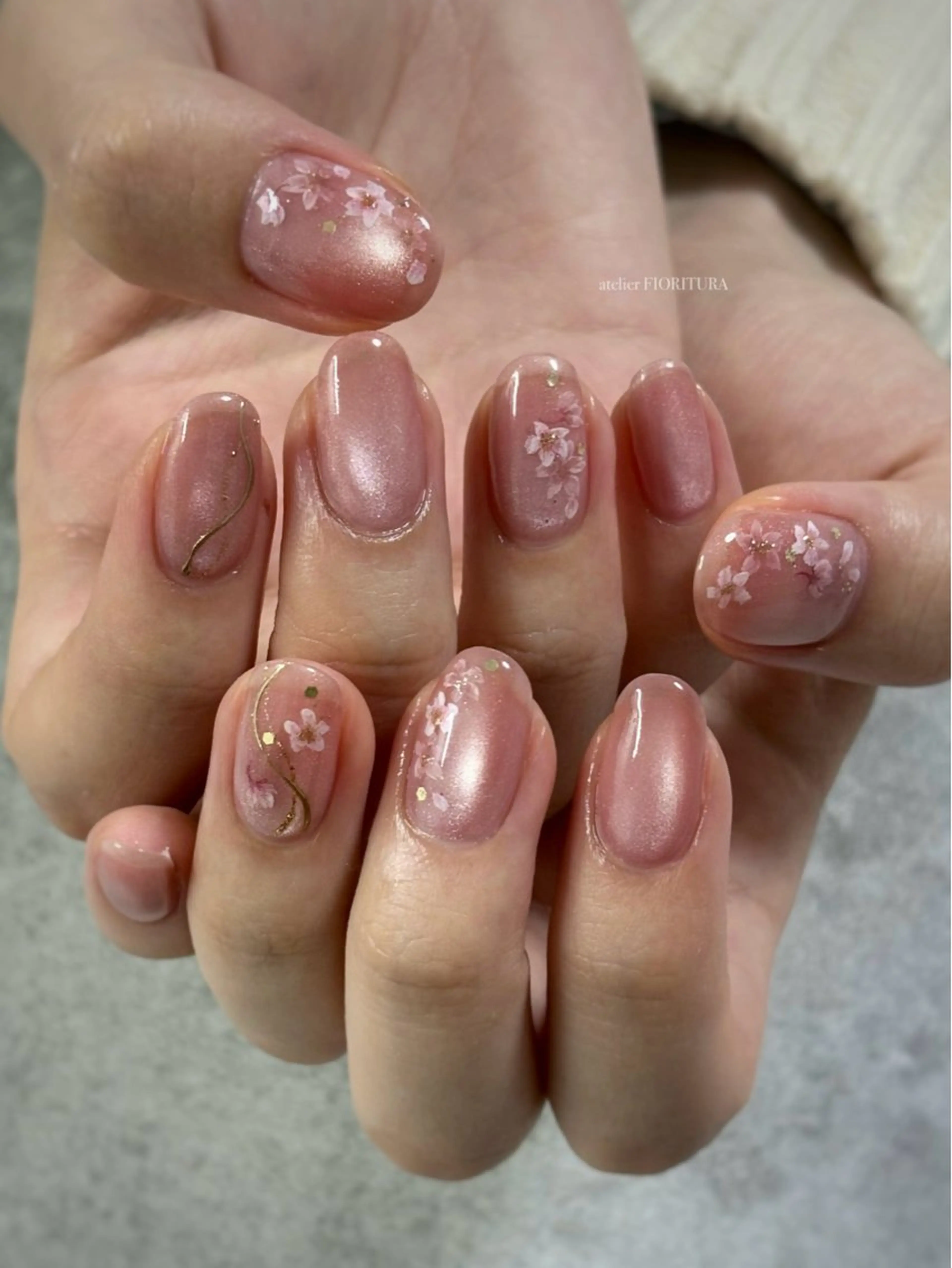 ネイル ハンドネイル FIORITURA Maikoのネイルデザイン