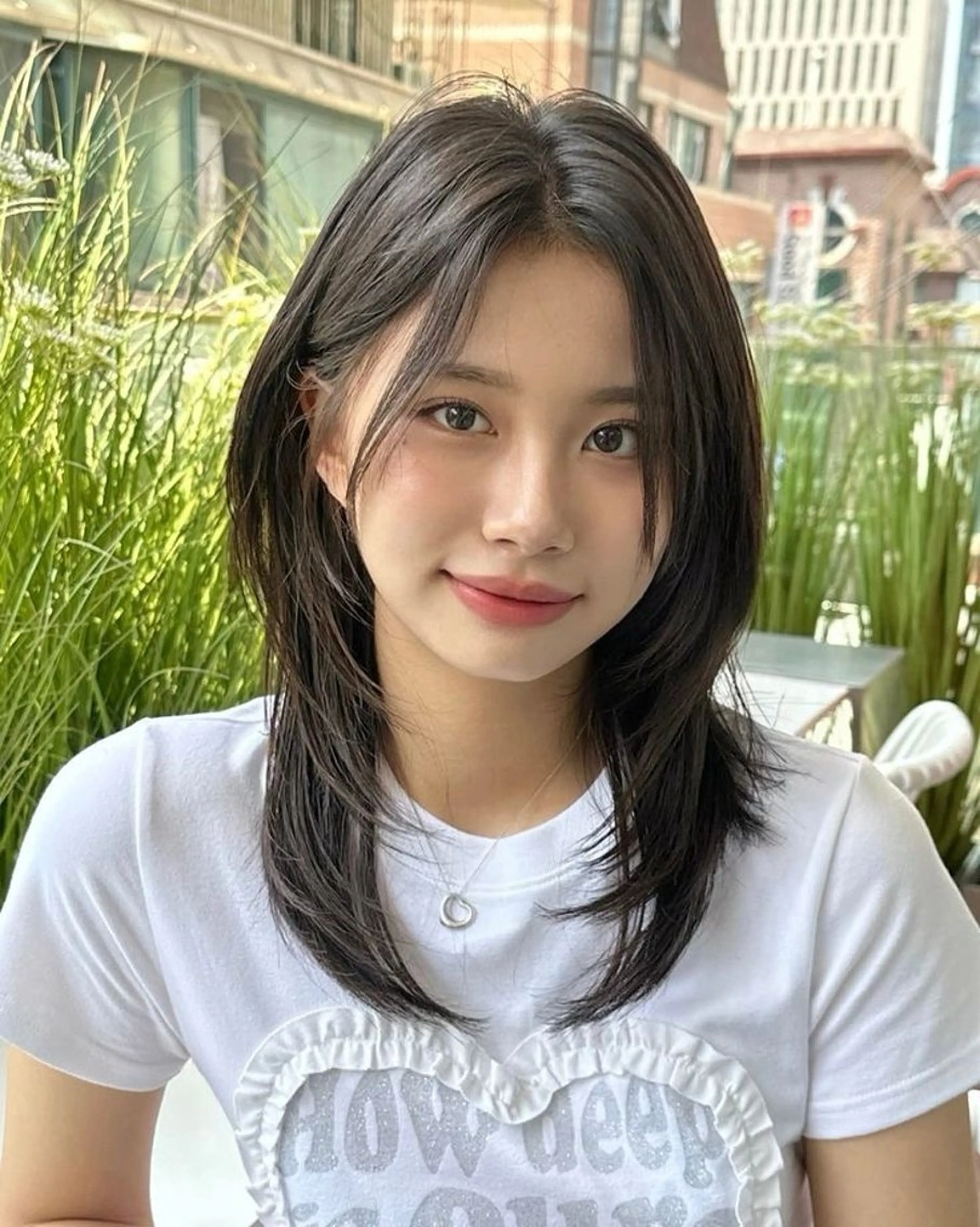 セミロング カット ヘアカラー 【arc】 佐藤未希穂/ショートのヘアスタイル