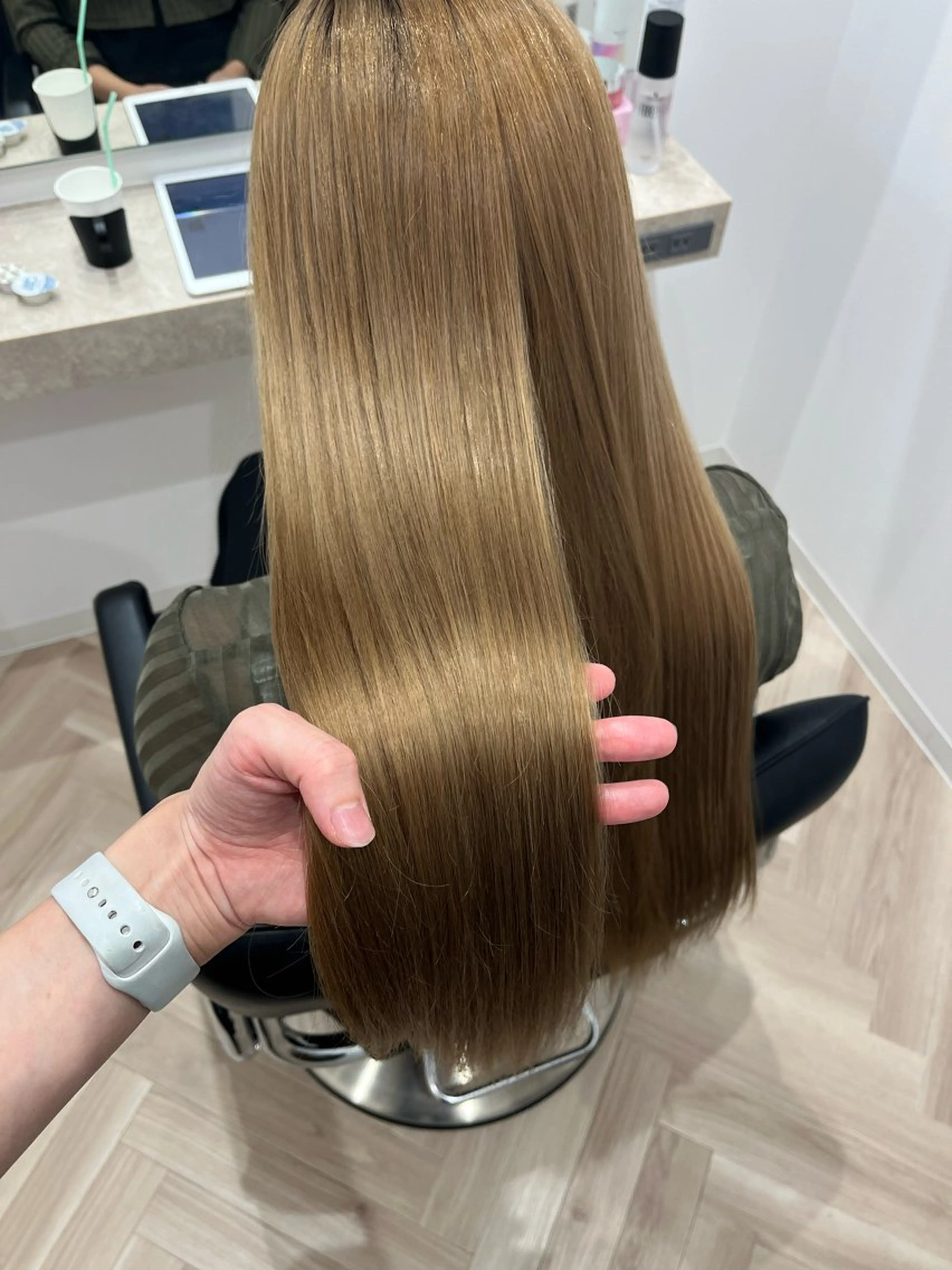 ロング トリートメント トリートメント 🫧ぷる艶カラー🫧 Yuubi🦩のヘアスタイル