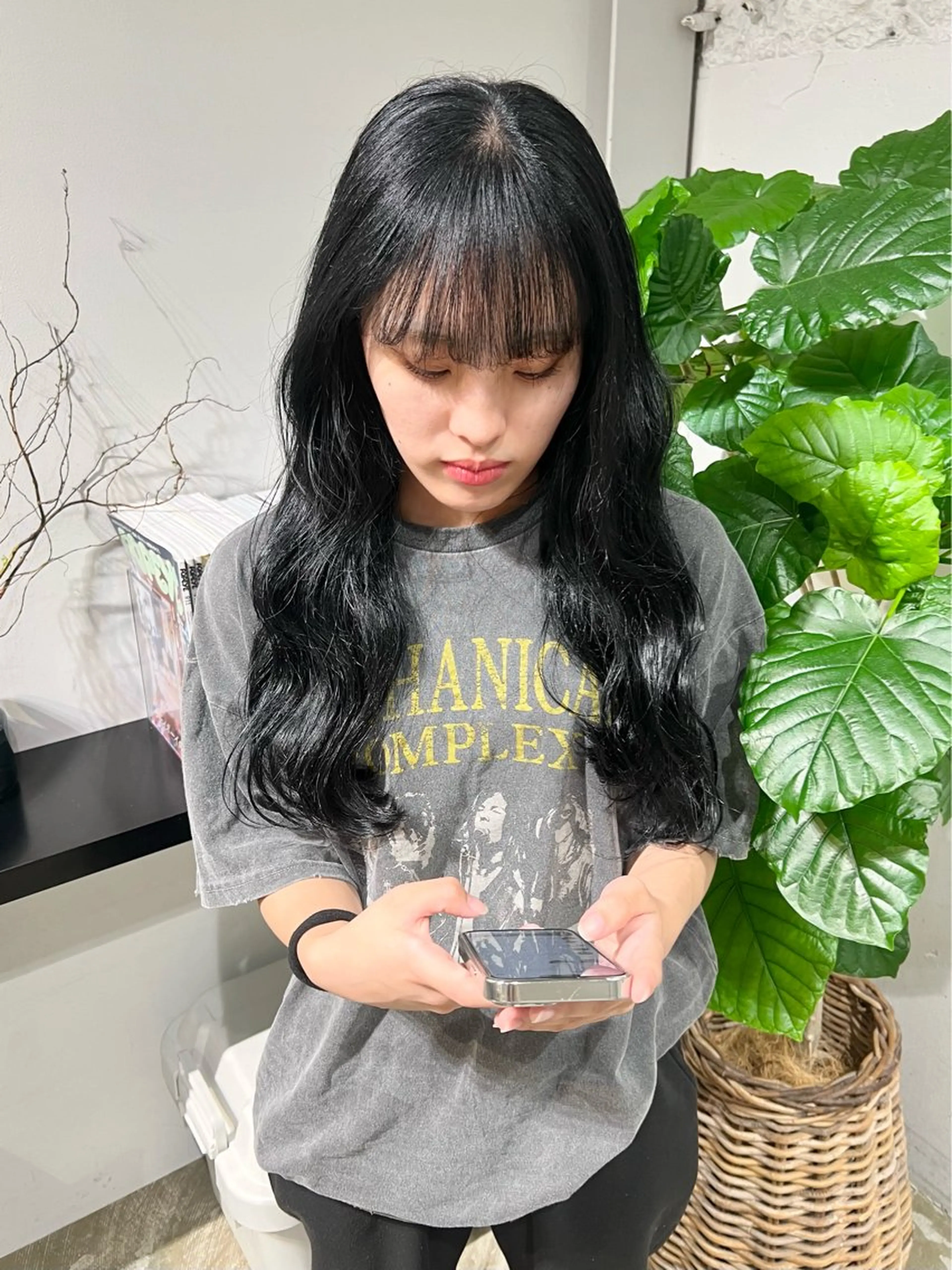 ロング カット ヘアカラー トリートメント 石井 菜々のヘアスタイル