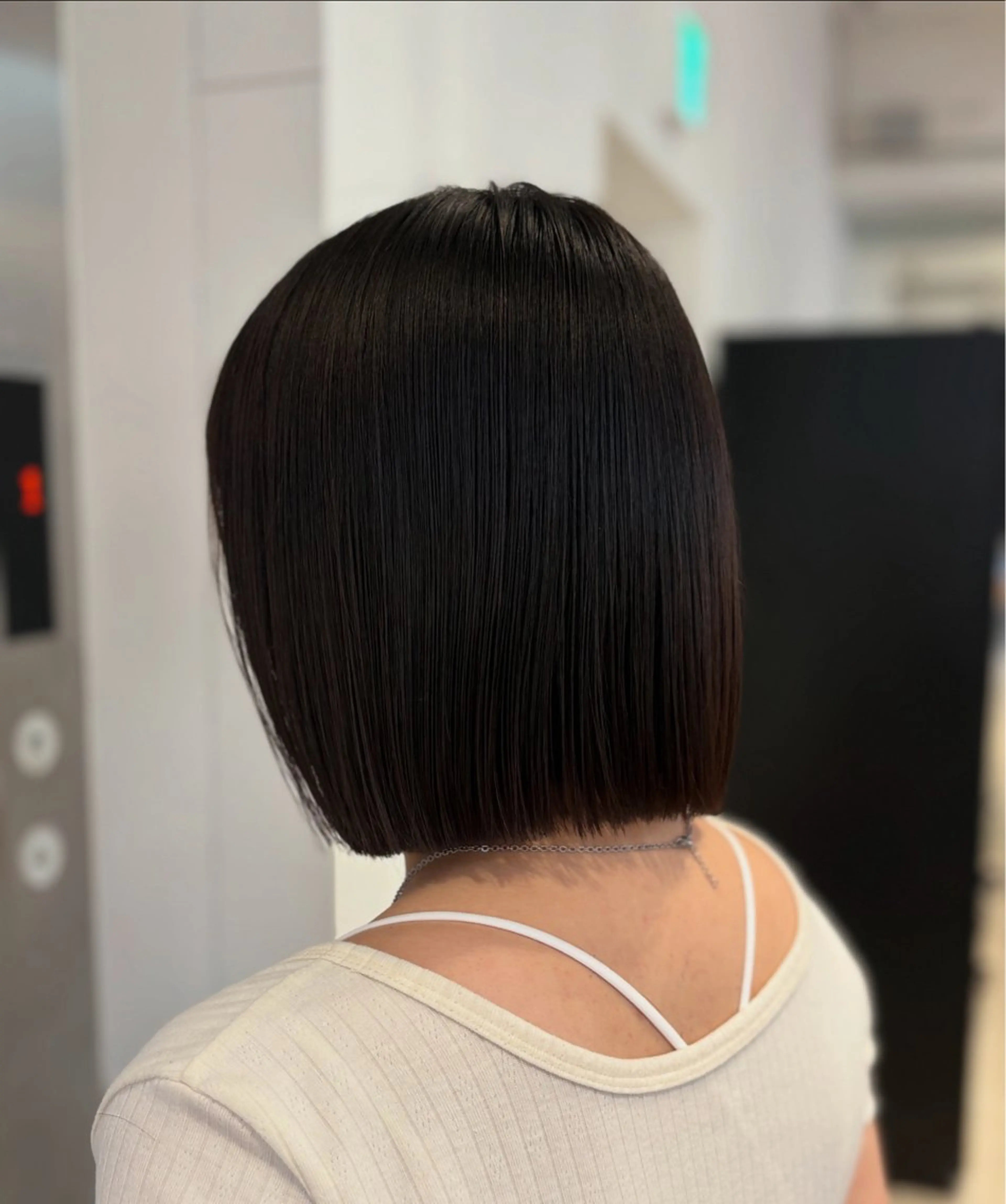 ショート カラー ボブ レイヤーカット ALBUM　新宿店所属・上田 涼香のヘアスタイル