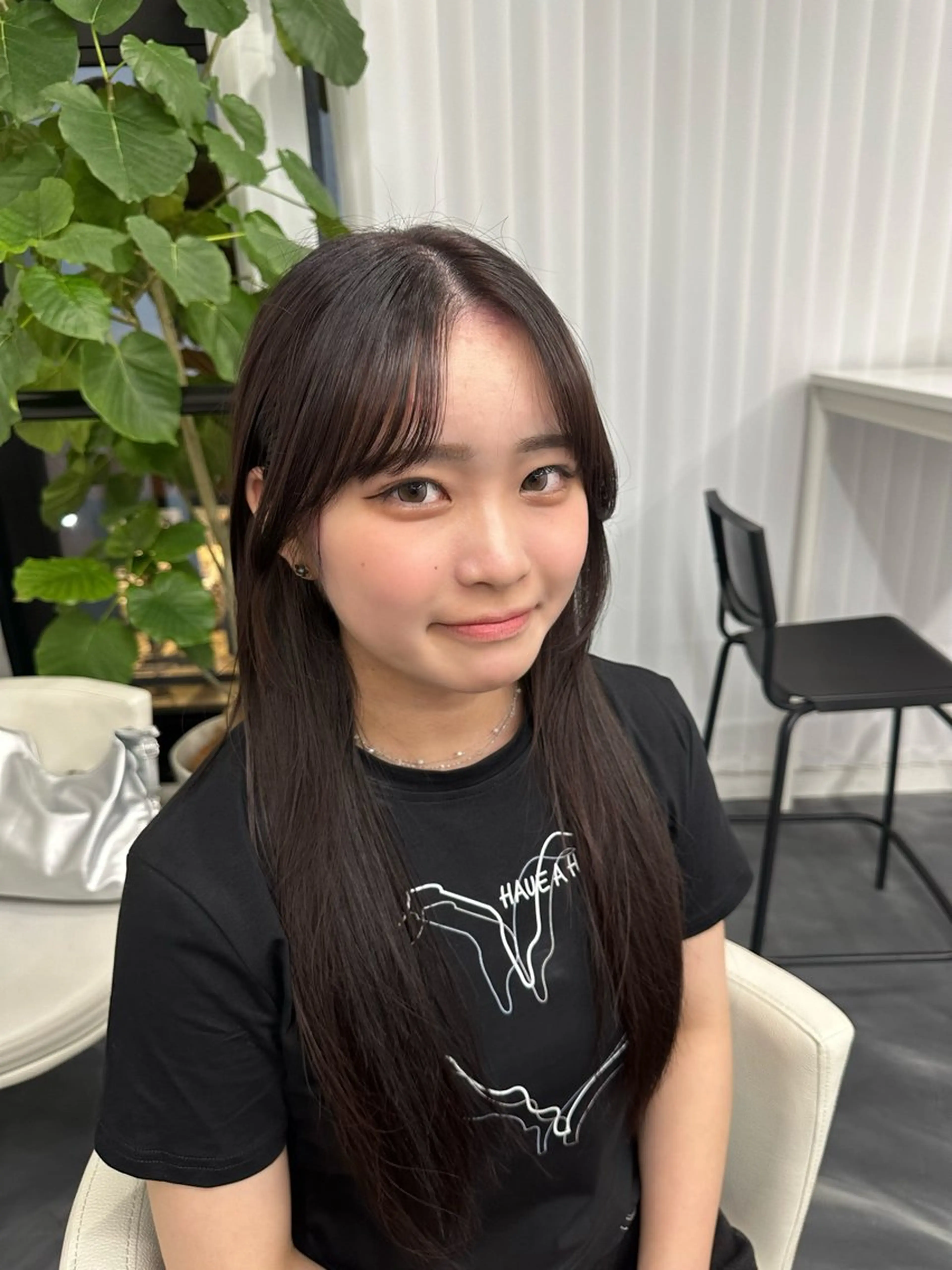 ロング チョコレートブラウン パープルカラー Steed Tokyo所属・Steed /立川/ レイヤー/futahのヘアスタイル