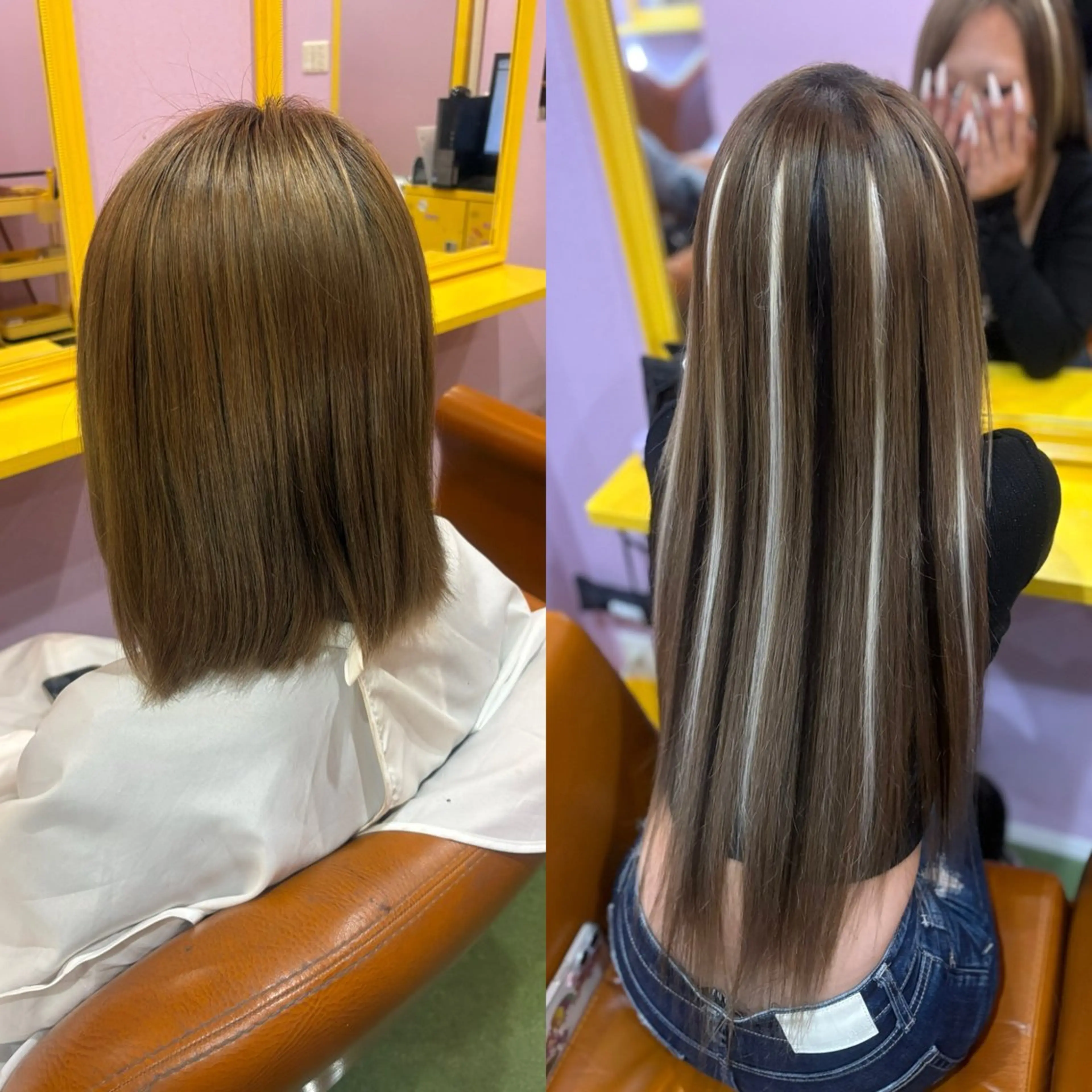 ミディアム エクステ チビ編み込みエクステ どぅ〜す/YUIのヘアスタイル