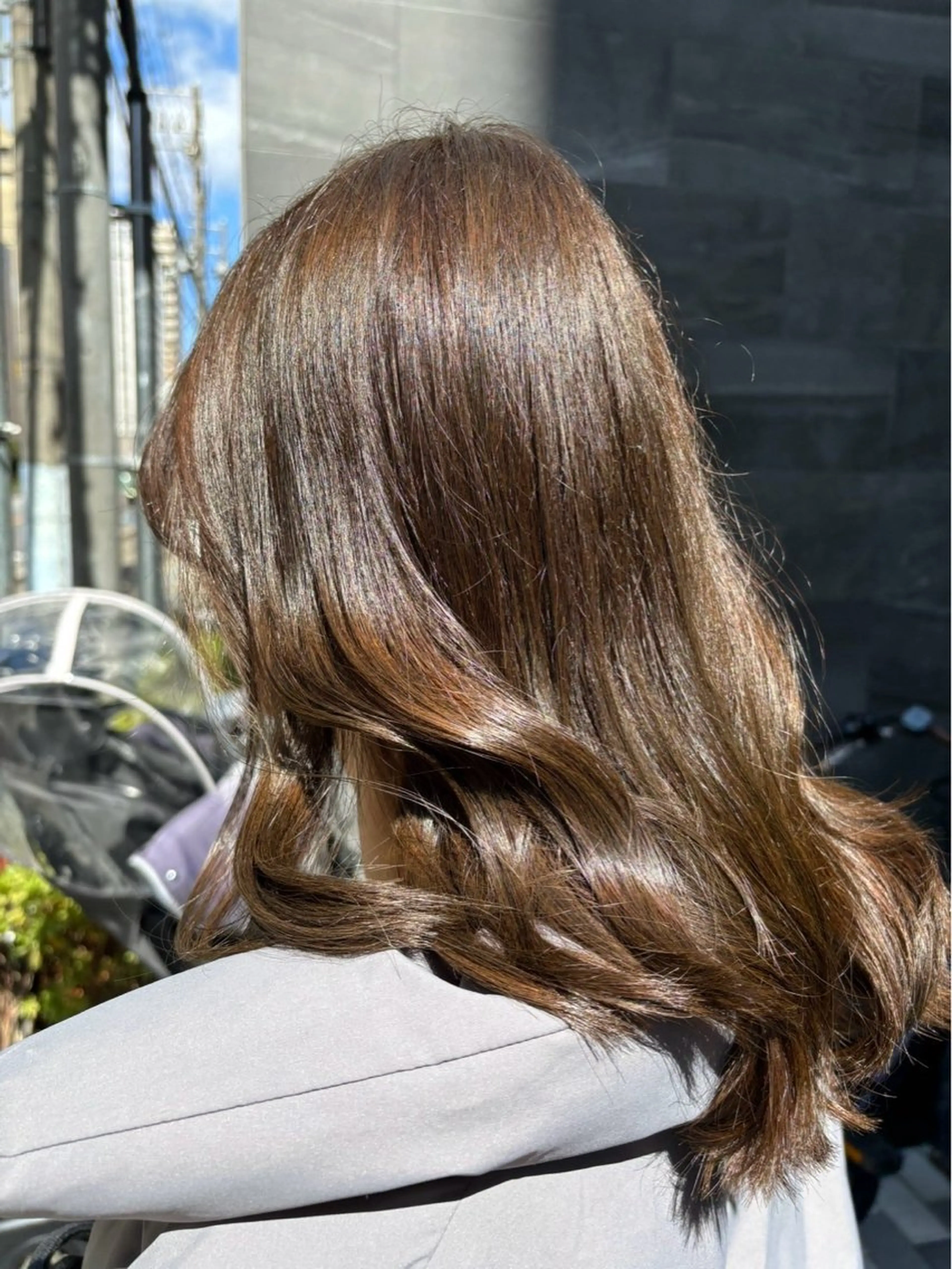 ミディアム カラー カット ヘアカラー .sayo/ Rubik's江坂のヘアスタイル